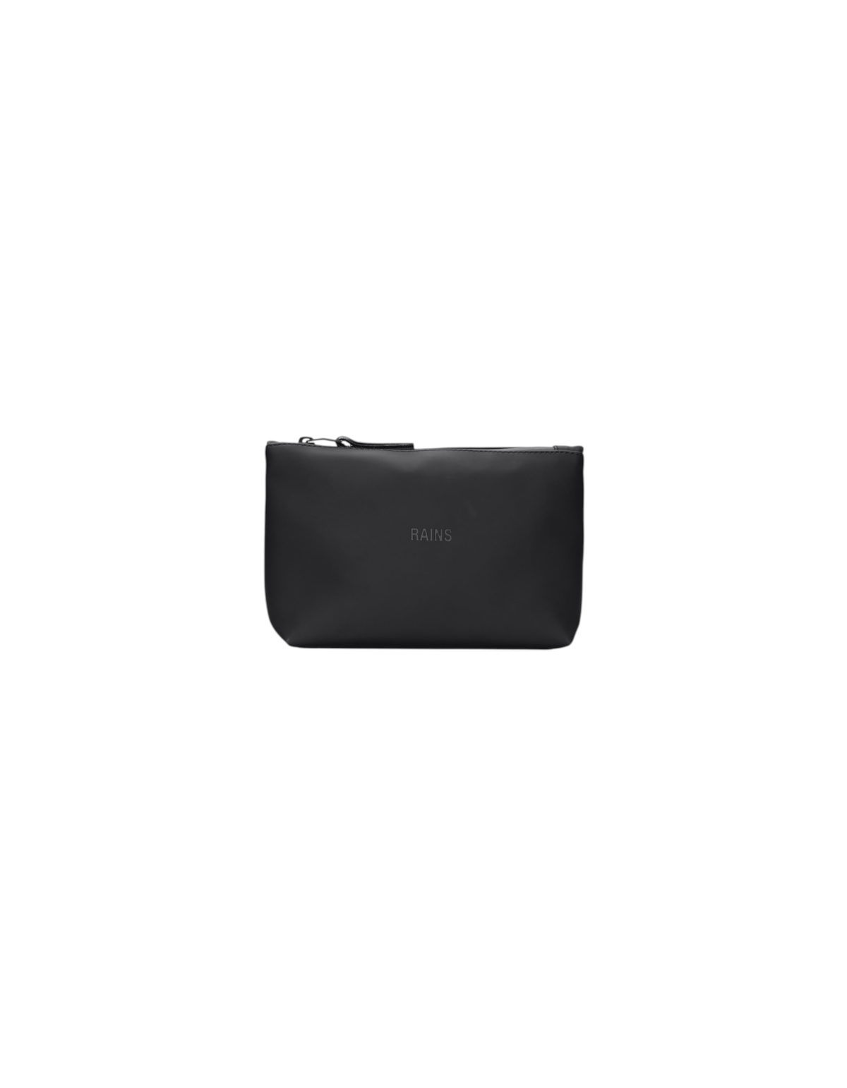 Beauty case compatto DevidLabel Rains Cosmetic Bag W3 nero in tessuto PU impermeabile con chiusura a zip
