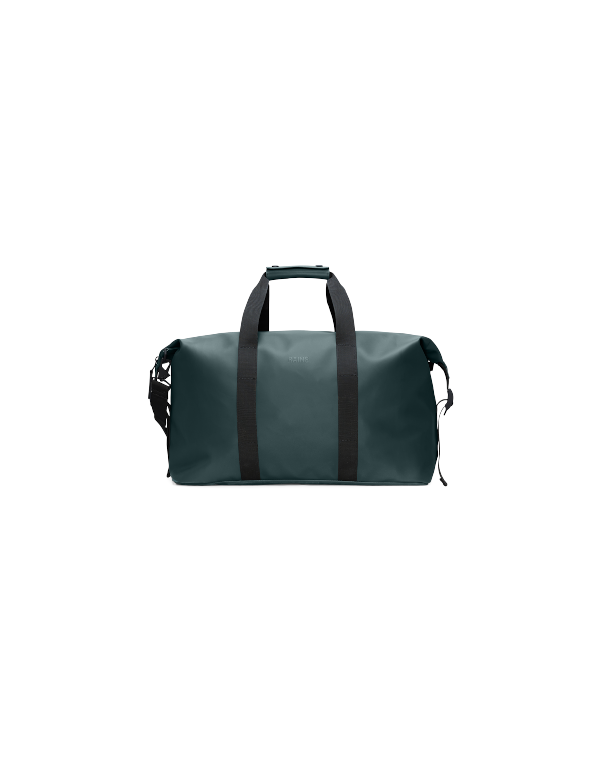 Borsone DevidLabel Rains Hilo Weekend Bag colore Mystique in tessuto PU impermeabile con cinghie di compressione