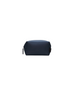 Beauty case compatto DevidLabel Rains Wash Bag Small in tessuto PU impermeabile blu navy con chiusura a zip