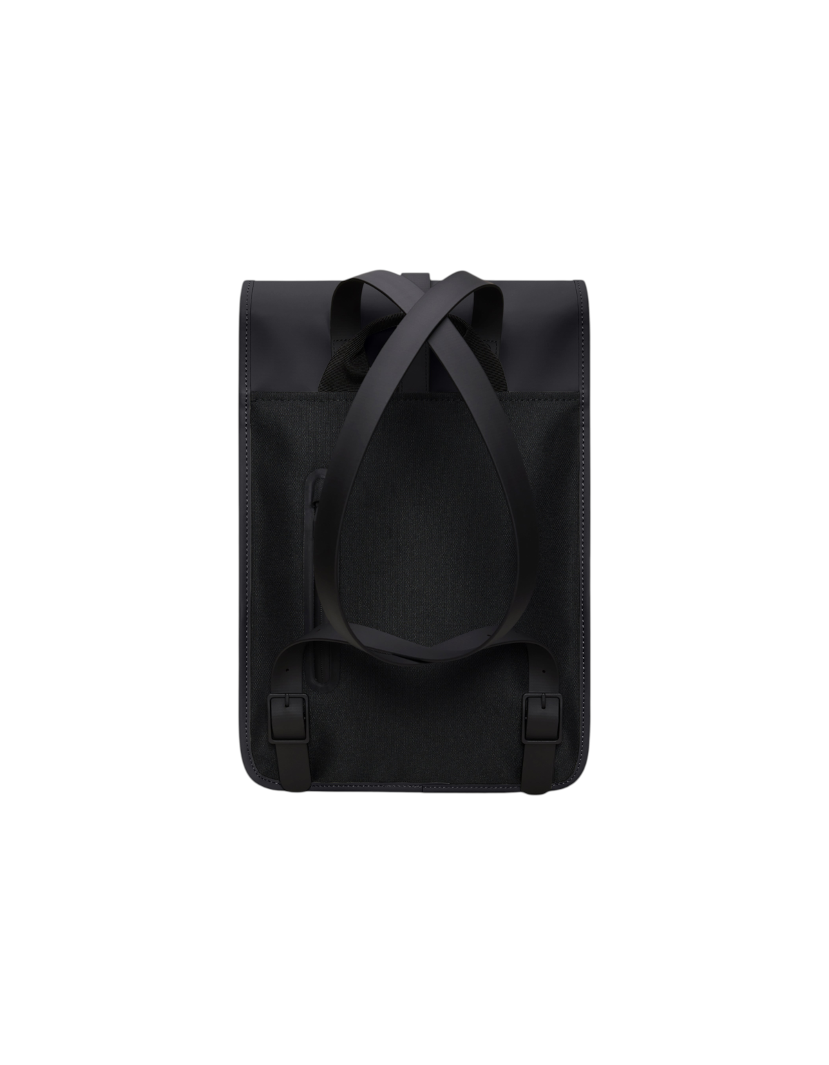 Zaino DevidLabel Rains Backpack Mini nero impermeabile con spallacci regolabili e design minimalista