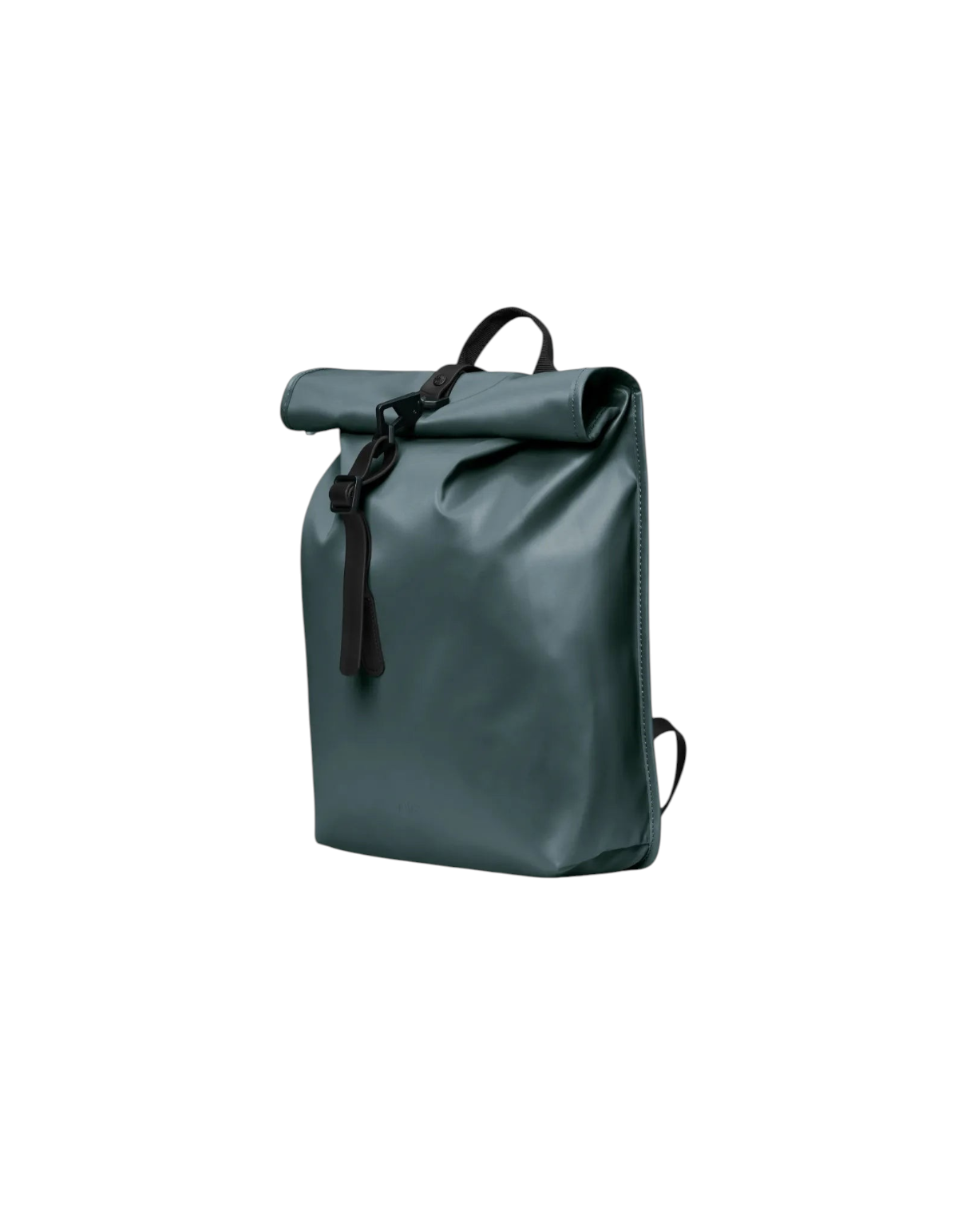 Zaino DevidLabel Rains Rolltop Rucksack Mini colore Mystique in tessuto PU impermeabile con chiusura a moschettone