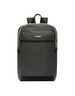 Zaino DevidLabel K-Way Laon color Green Blackish con tasca frontale e logo, design compatto per uso quotidiano.