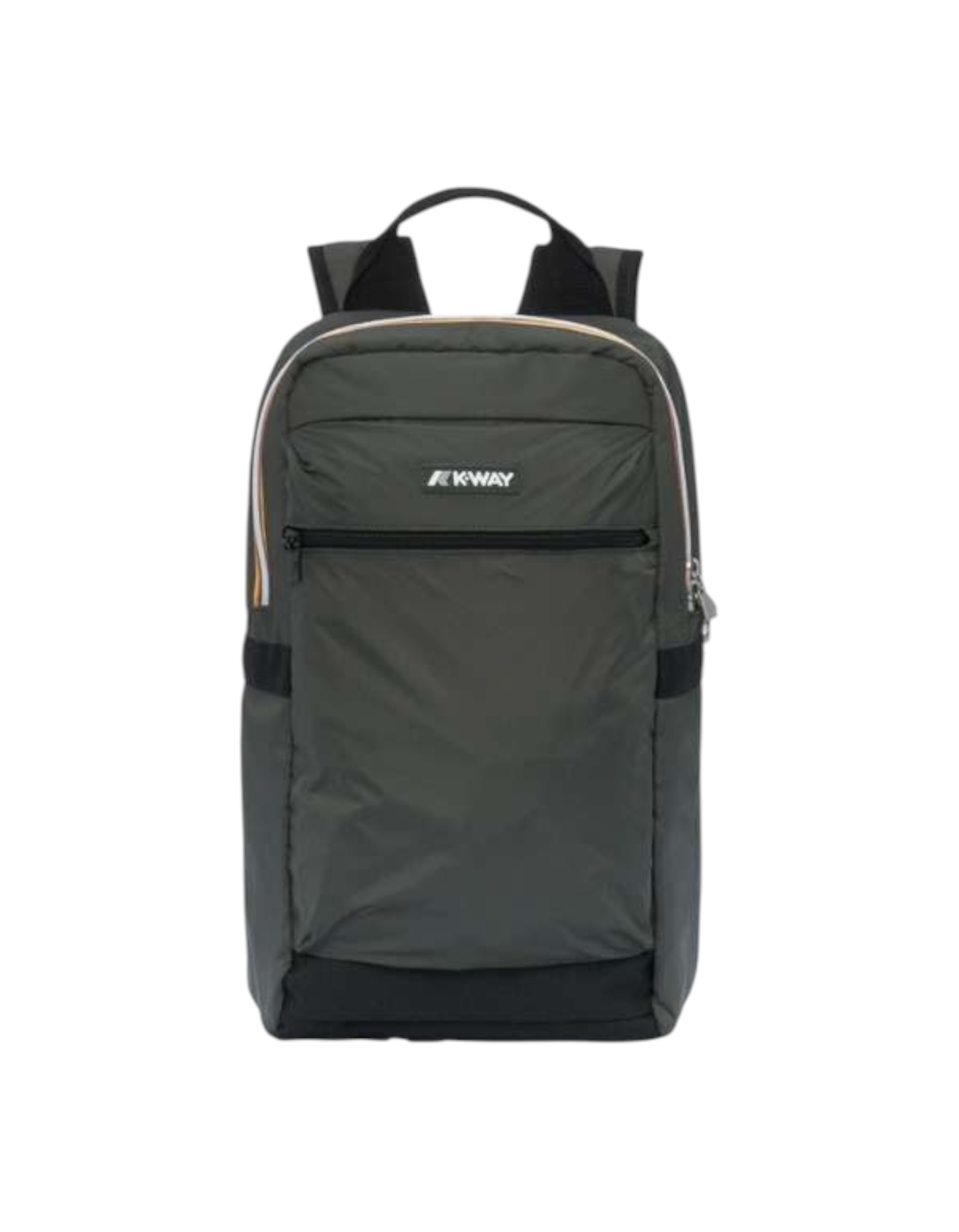 Zaino DevidLabel K-Way Mid Laon in colore Green Blackish con design compatto e funzionale per uso quotidiano