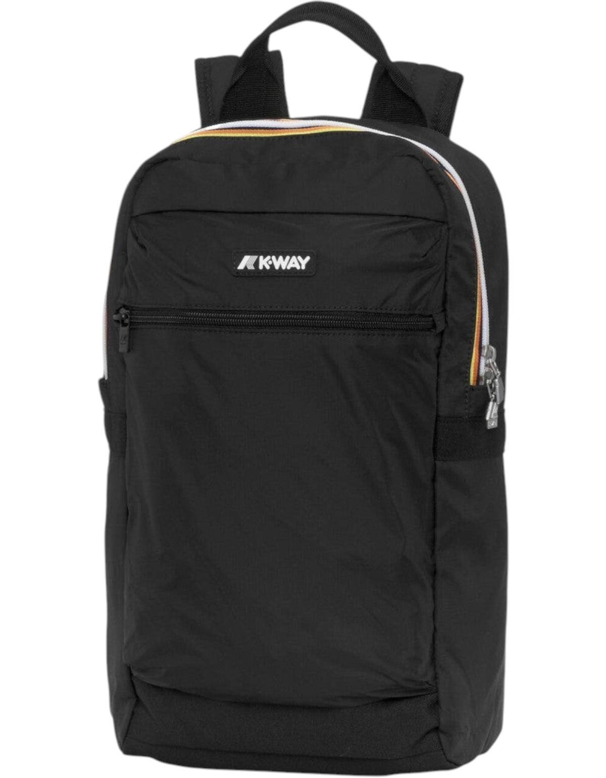 Zaino DevidLabel K-Way Mid Laon Black Pure compatto e funzionale con iconico dettaglio a righe
