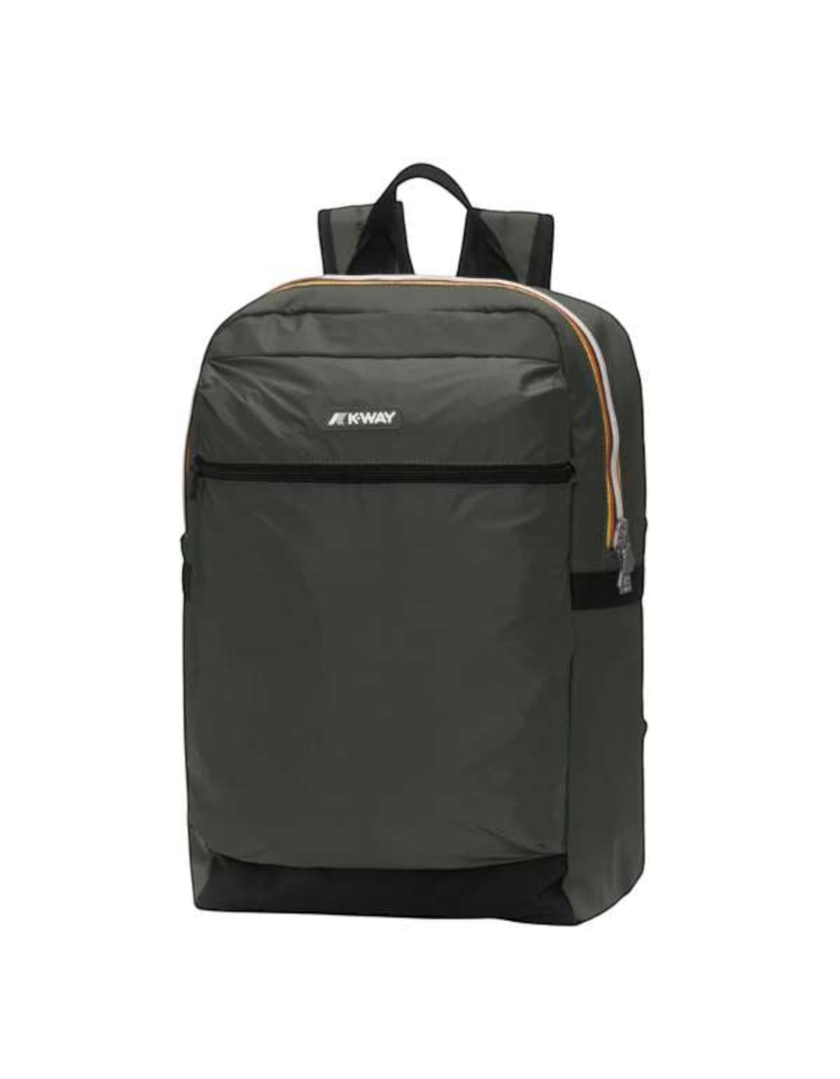 Zaino K-Way Laon DevidLabel in colorazione Green Blackish con design compatto, ideale per uso quotidiano e viaggi