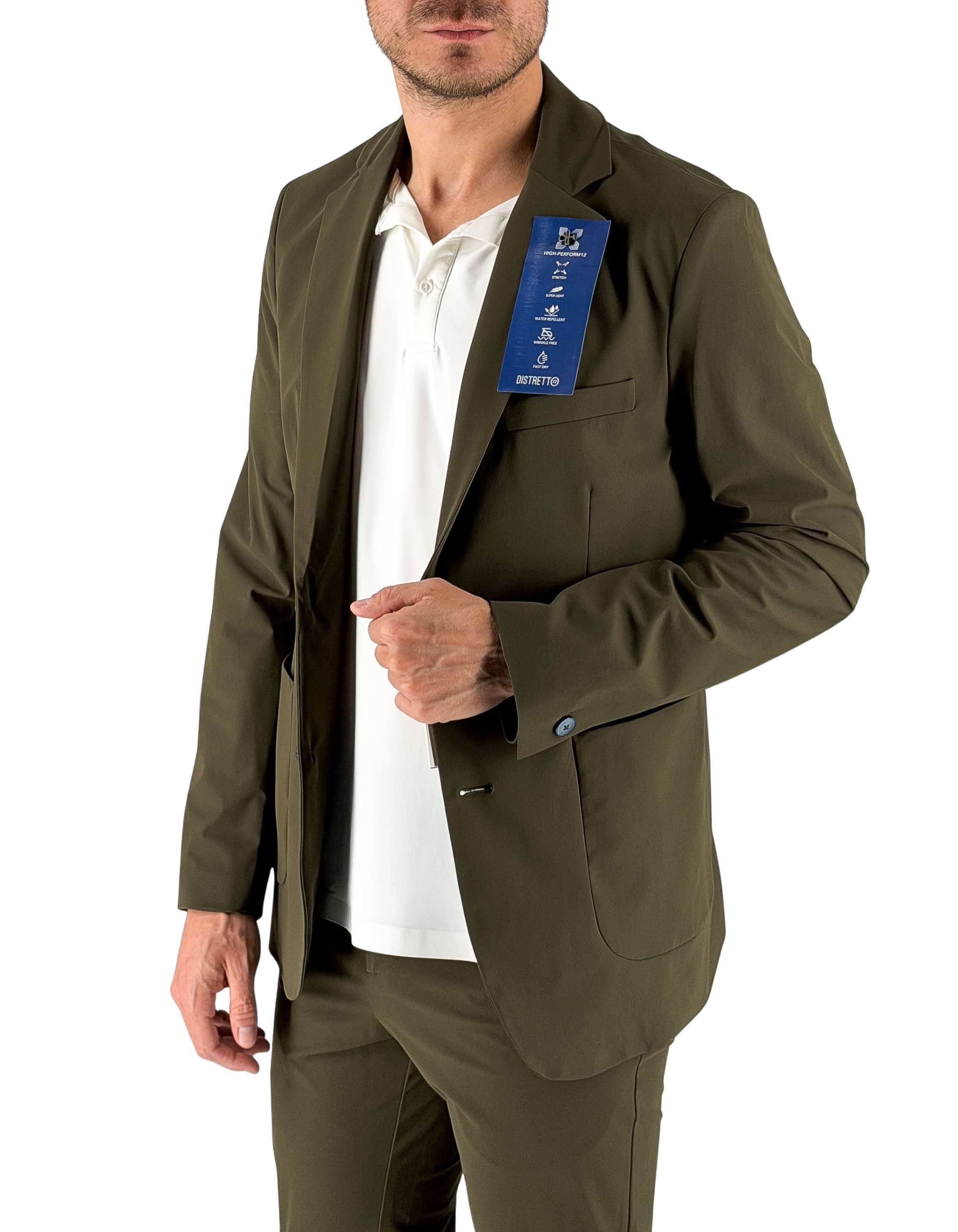 Distretto 12 Jacket Active Militare – vista principale – Master SKU D12_FC6UGA1595T0154DD000006_MILITARE