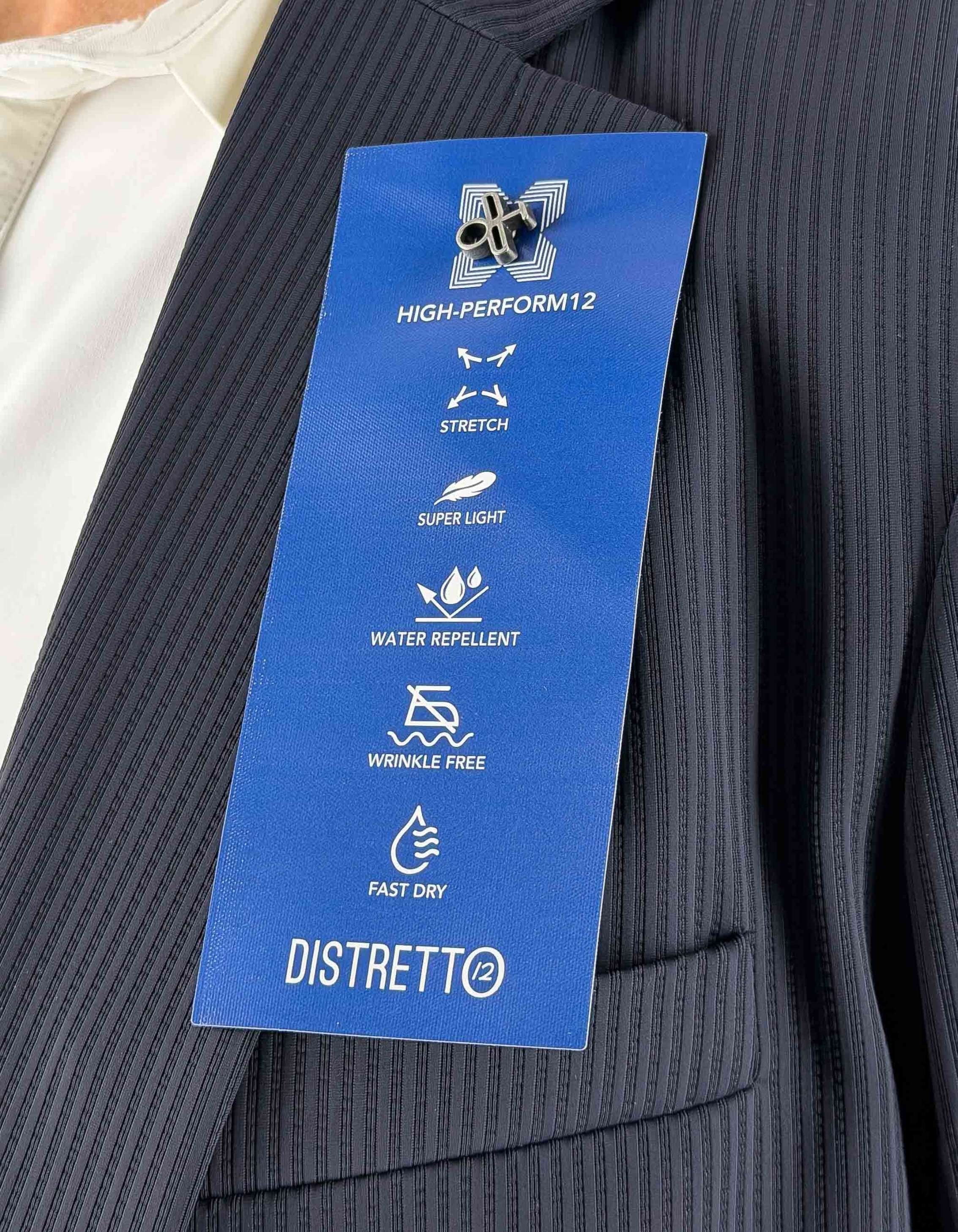 Distretto 12 Jacket Leccio Blu – dettaglio prodotto 4 – Master SKU D12_FC6UGA1595T0893DD000003_BLU