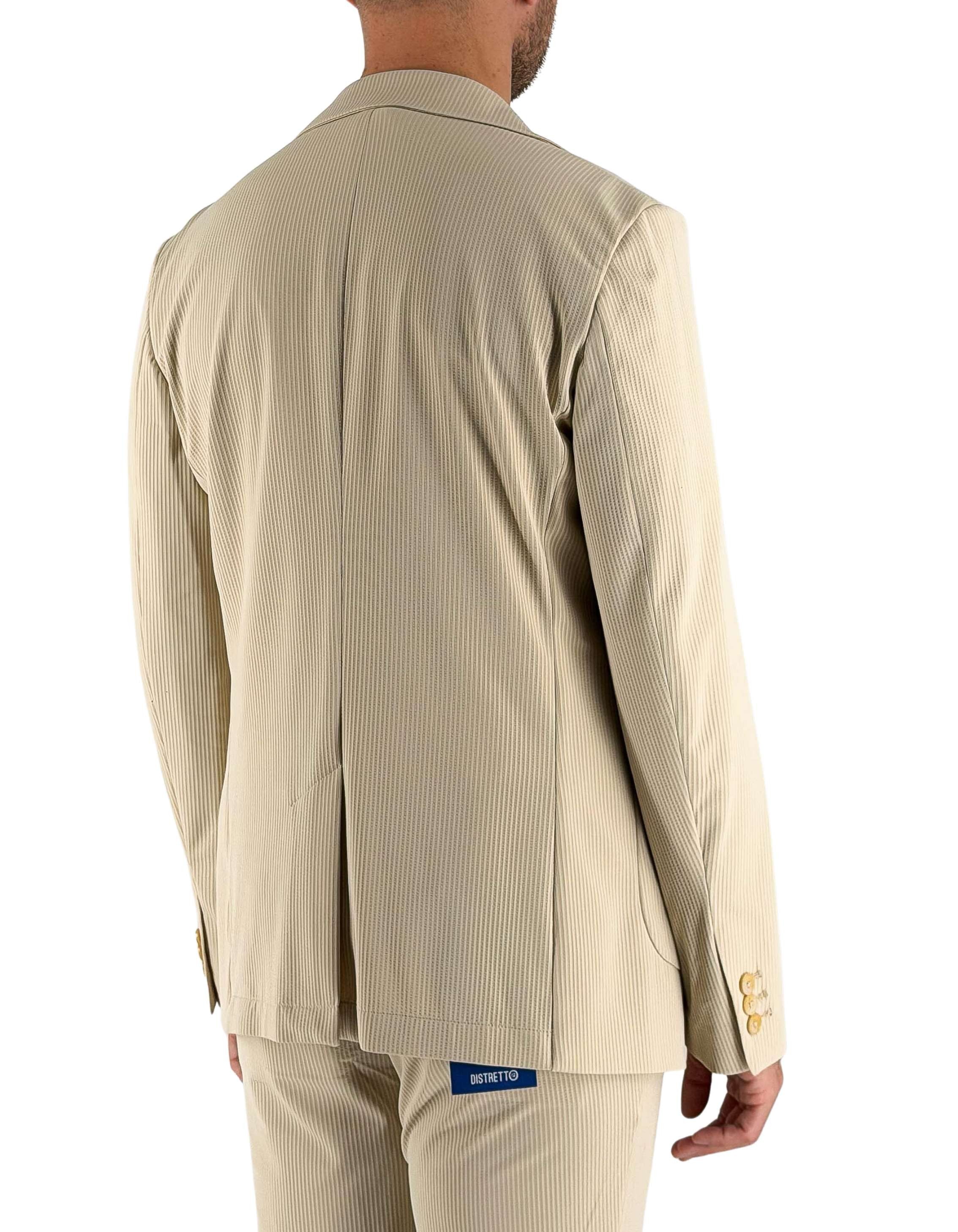 Distretto 12 Jacket Leccio Travertino – dettaglio prodotto 3 – Master SKU D12_FC6UGA1595T0893DD000077_TRAVERTINO