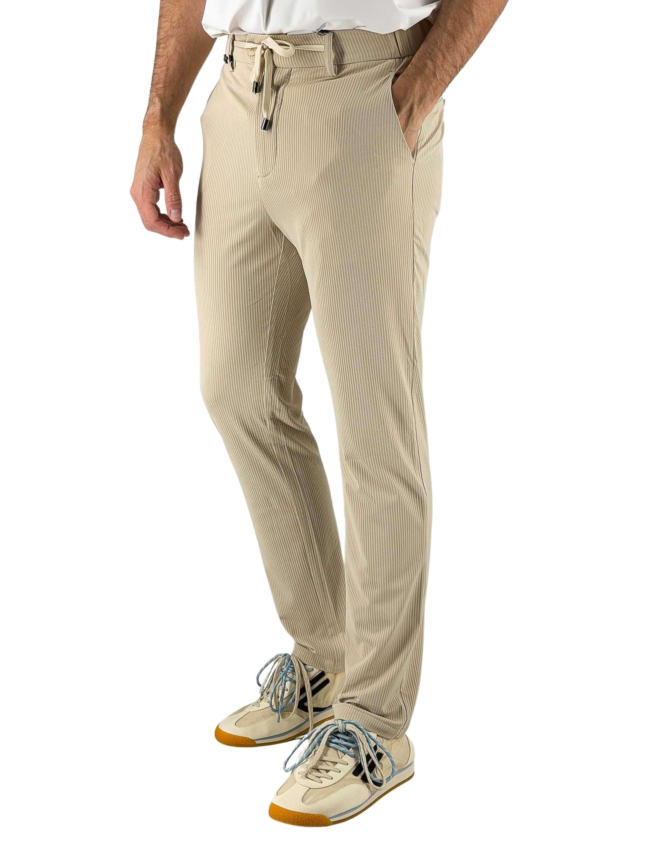 Distretto 12 Pantalone 32" York T. Leccio Travertino – vista principale – Master SKU D12_FC6UPA1659T0893DD320003_TRAVERTINO