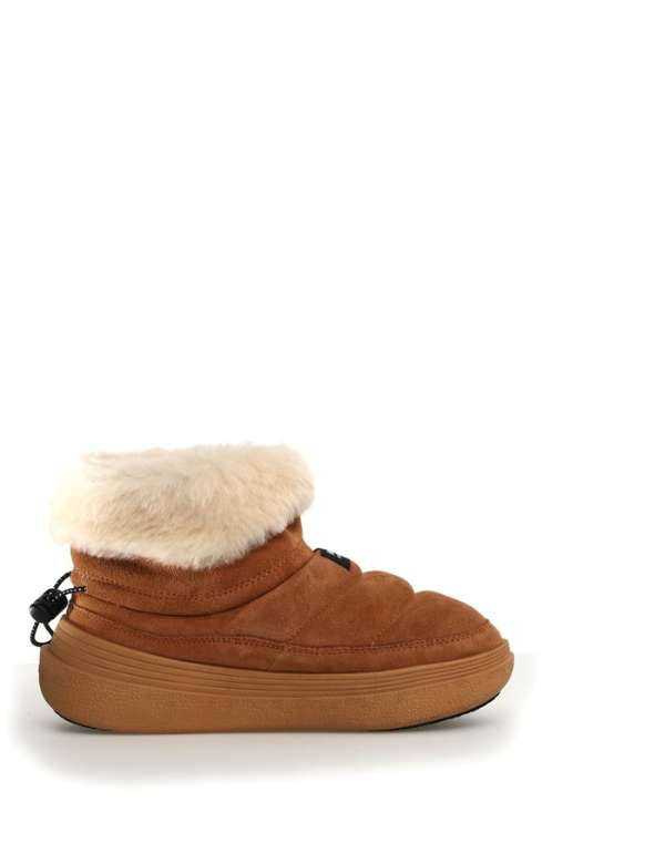 Flower Mountain Fami Stivaletto In Pelle e Shearling – vista principale – Master SKU FWM_2018888-02-0D02