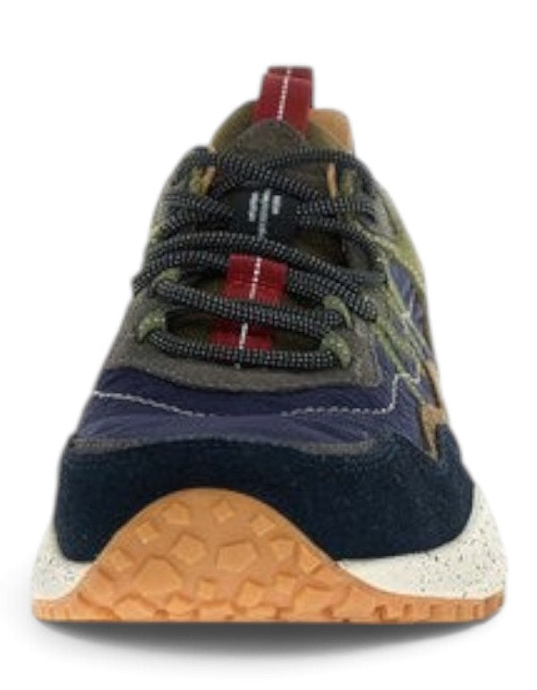 Flower Mountain Sneaker Sanchia Uni Cow Velour/Nylon Black-Brown-Mud – dettaglio prodotto 6 – Master SKU FWM_2020101-70-1A08