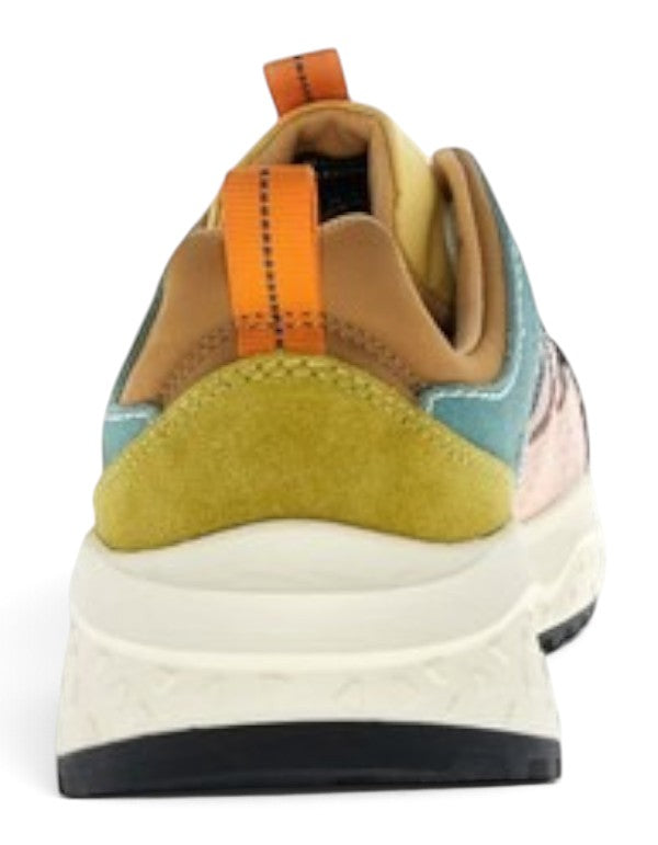 Flower Mountain Sneaker Sanchia Uni Cow Velour/Nylon Mud-Green-Zucca – dettaglio prodotto 5 – Master SKU FWM_2020101-70-4D53