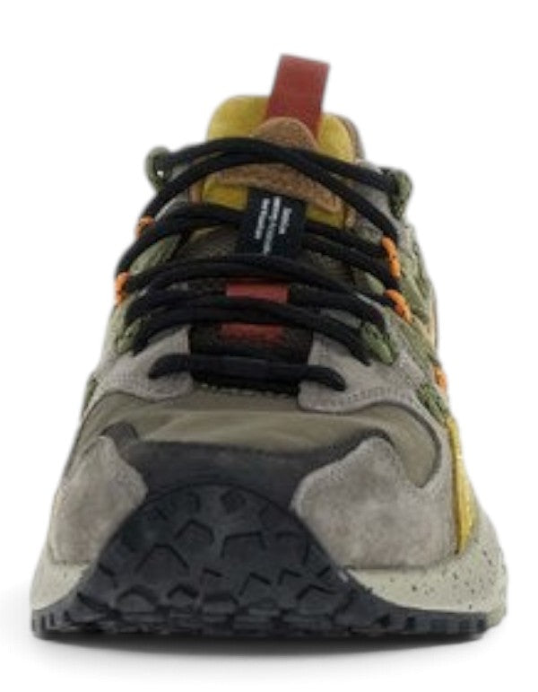 Flower Mountain Sneaker Yamabushi Man Suede/Nylon Mud-Dark Brown-Acid – dettaglio prodotto 6 – Master SKU FWM_2019509-03-4D96