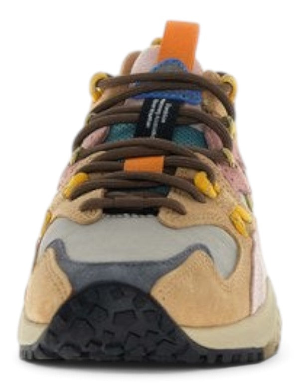 Flower Mountain Sneaker Yamabushi Woman Suede/Nylon Cognac-Taupe-Pink – dettaglio prodotto 6 – Master SKU FWM_2019510-03-1D26