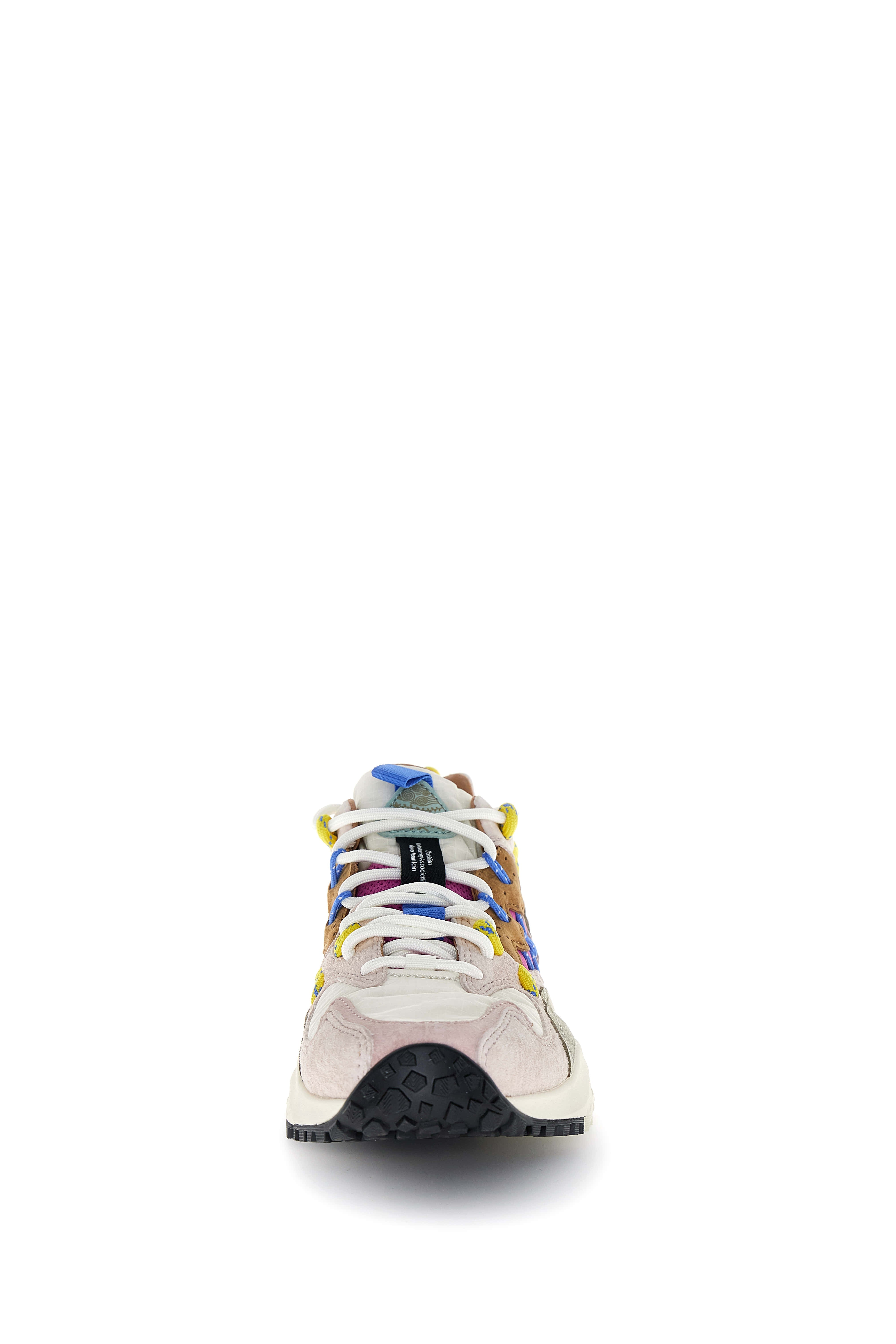 Flower Mountain Sneaker Yamabushi Woman Suede/nylon Ripstop Cipria-stone-fuchsia Rosa – dettaglio prodotto 6 – Master SKU FWM_2019510-05-1M11