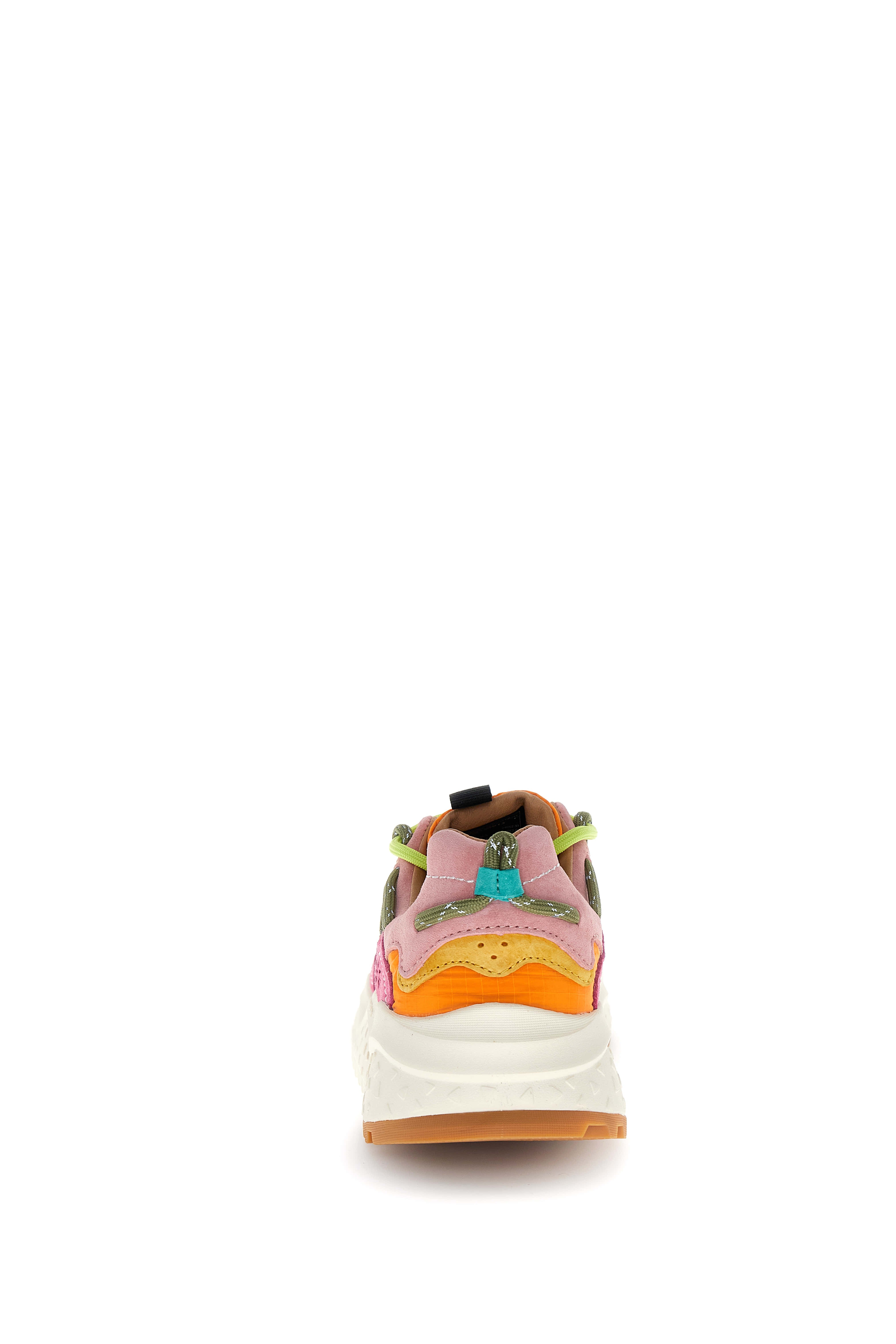 Flower Mountain Sneaker Yamabushi Woman Suede/nylon Ripstop Fuchsia-orange Fuxia – dettaglio prodotto 3 – Master SKU FWM_2019510-05-1L11