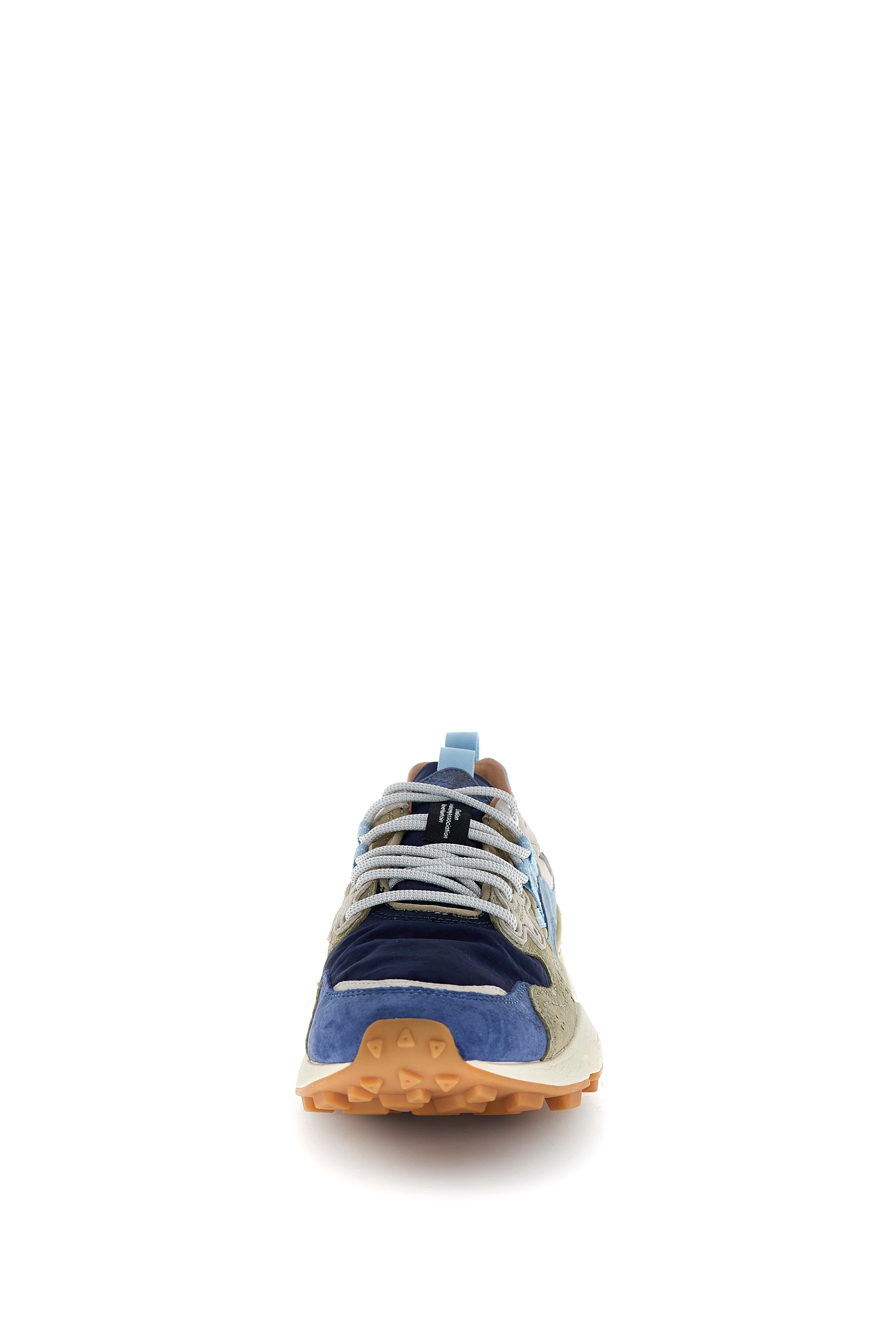 Flower Mountain Sneaker Yamano 3 Man Suede/nylon Navy-blue-kaki Bleu – dettaglio prodotto 6 – Master SKU FWM_2017816-01-3C11