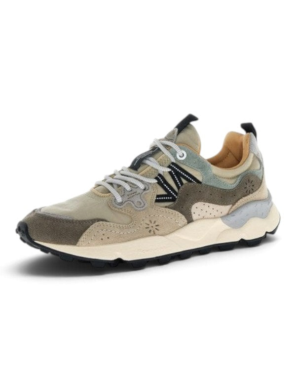 Flower Mountain Sneaker Yamano 3 Uni Cow Velour Sand-Beige-Taupe – dettaglio prodotto 4 – Master SKU FWM_2017818-70-1D52