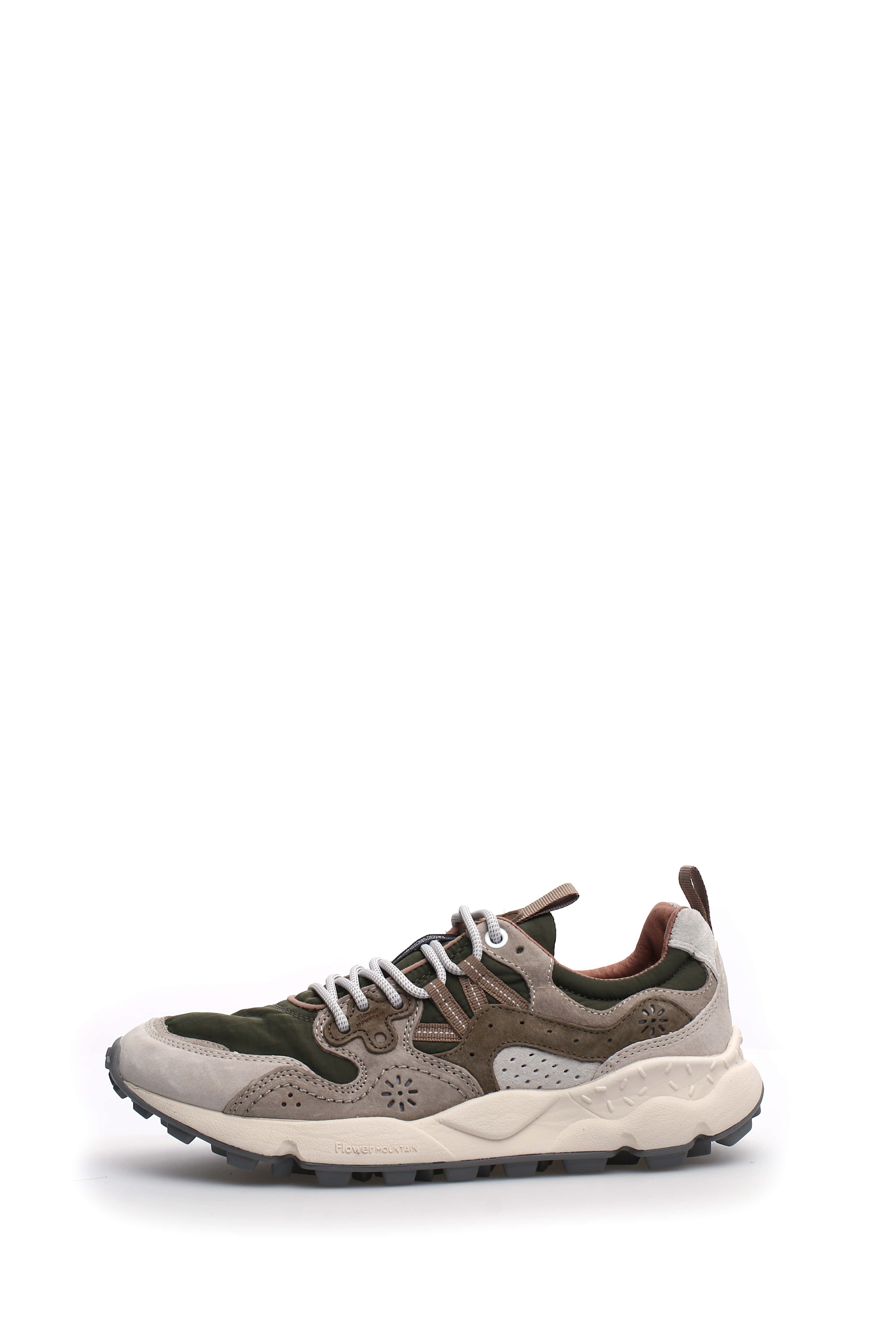Flower Mountain Sneaker Yamano 3 Uni Suede/nylon Off White-military-green Bianco. – dettaglio prodotto 4 – Master SKU FWM_2017393-01-1N48