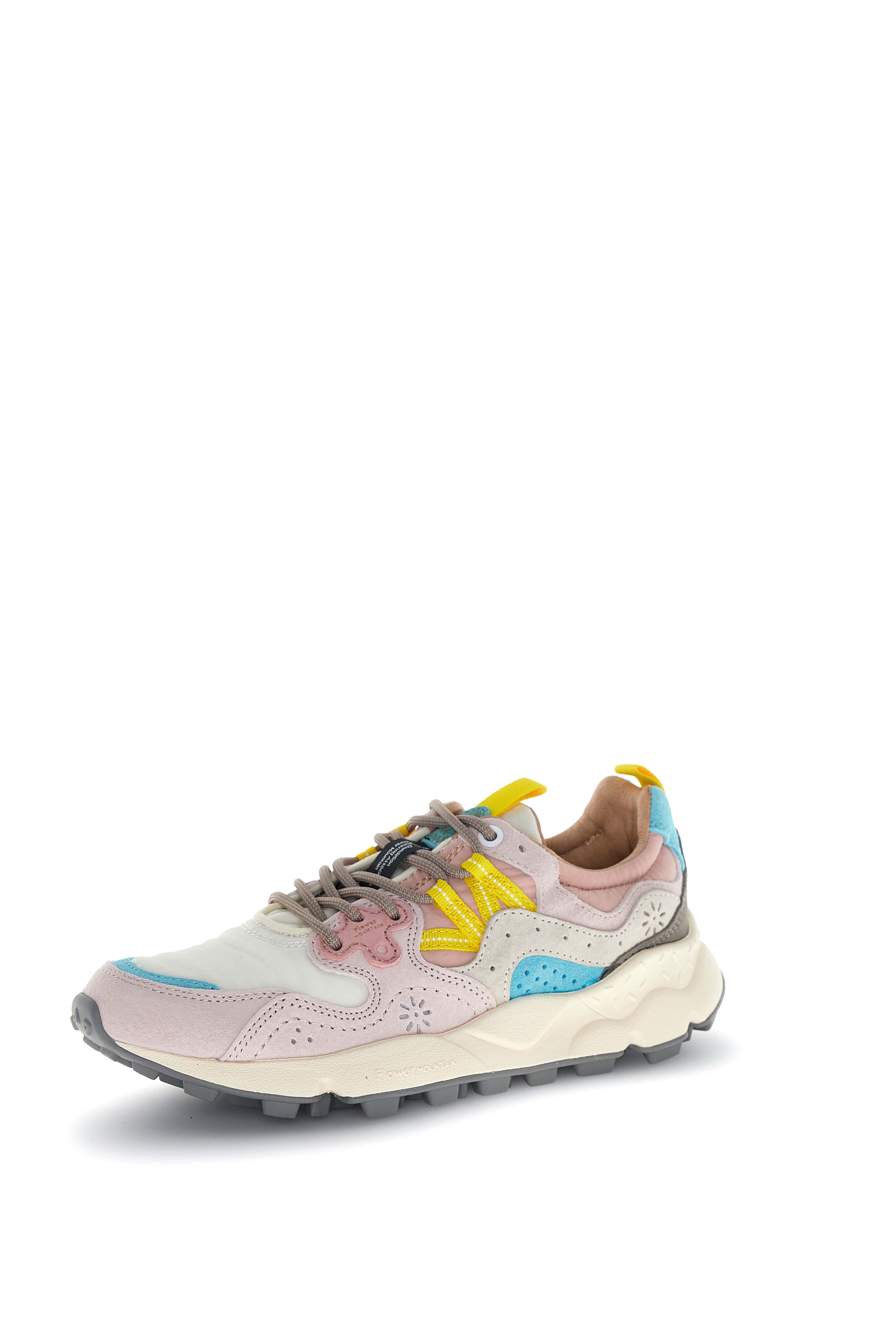 Flower Mountain Sneaker Yamano 3 Woman Suede/nylon Light Pink-offwhite-pink Grigio – dettaglio prodotto 2 – Master SKU FWM_2017817-01-1B54
