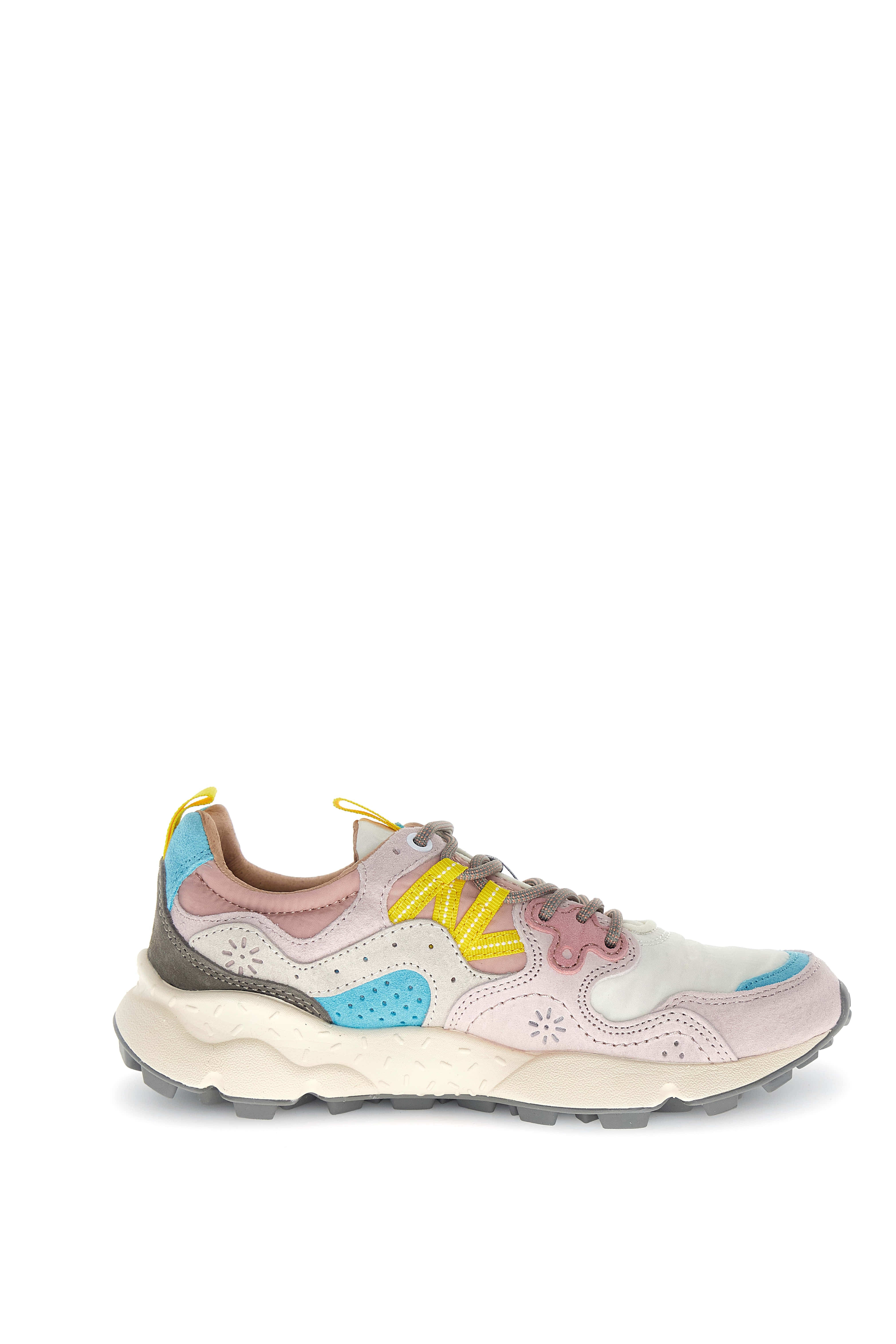 Flower Mountain Sneaker Yamano 3 Woman Suede/nylon Light Pink-offwhite-pink Grigio – dettaglio prodotto 5 – Master SKU FWM_2017817-01-1B54