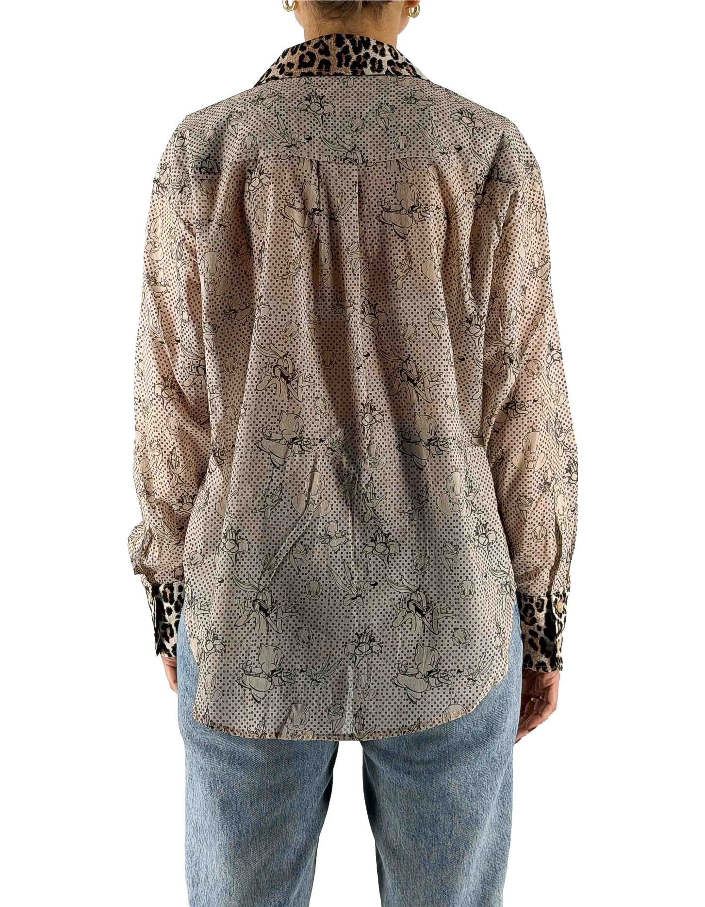 Front Street Looney Tunes Shirt Maculata – dettaglio prodotto 3 – Master SKU FST_37197_MARRONE