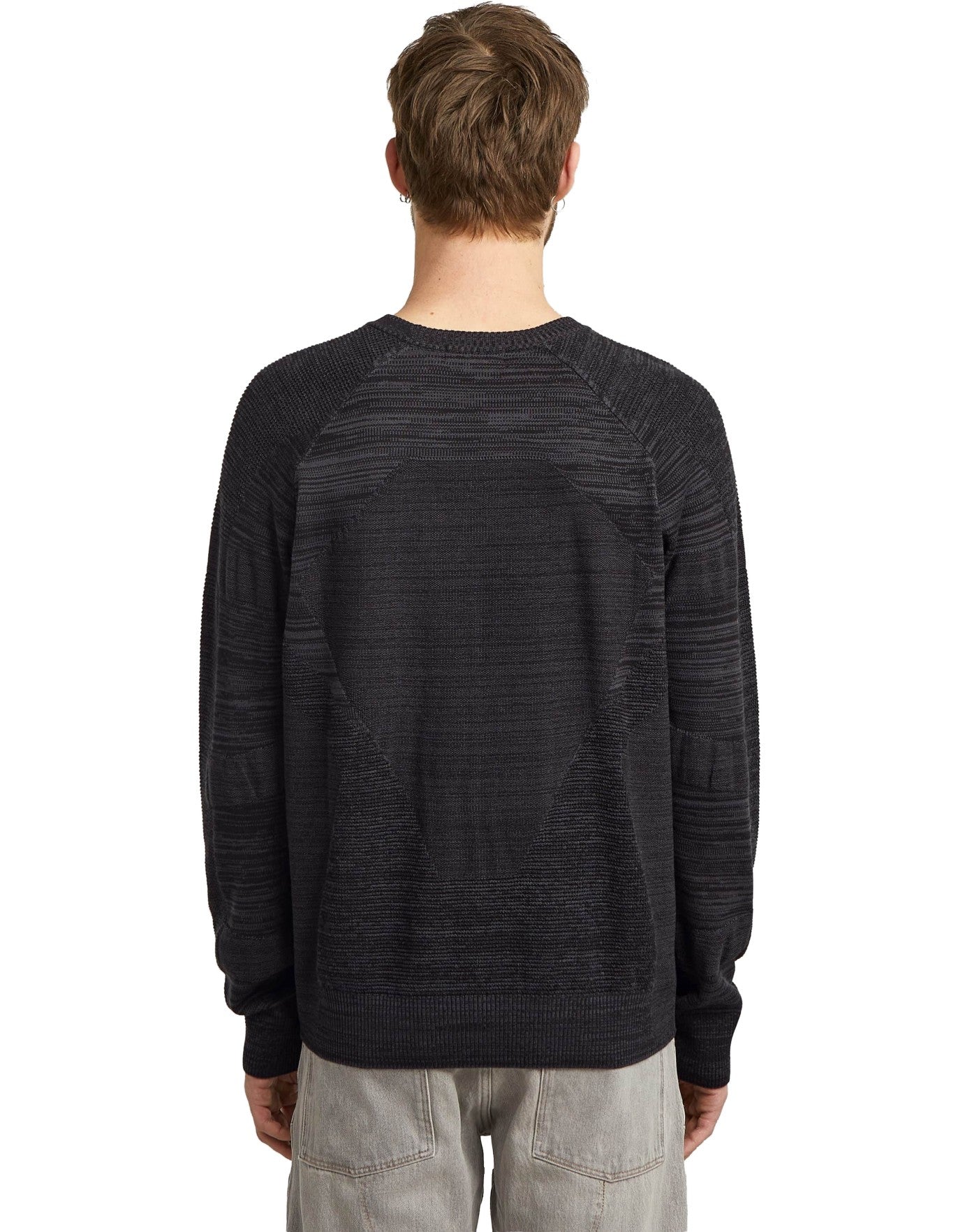 G-Star 3d Biker R Knit Dk Black/asfalt – dettaglio prodotto 7 – Master SKU GST_D26777-C259_7242