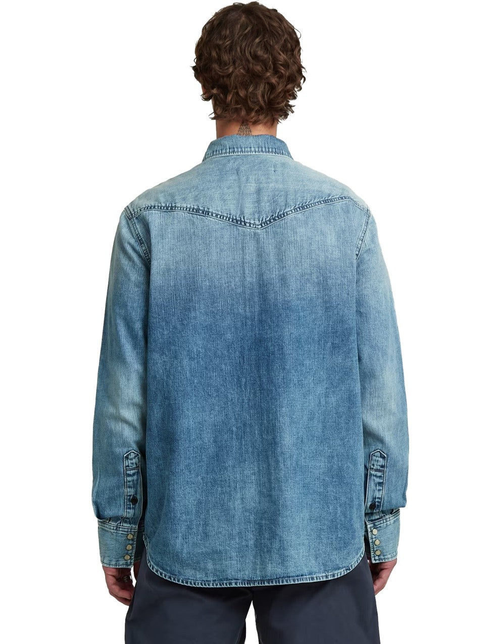G-Star Camicia Dakota Regular Fit Faded Blue Kyanite – dettaglio prodotto 2 – Master SKU GST_D23006-D252_H954