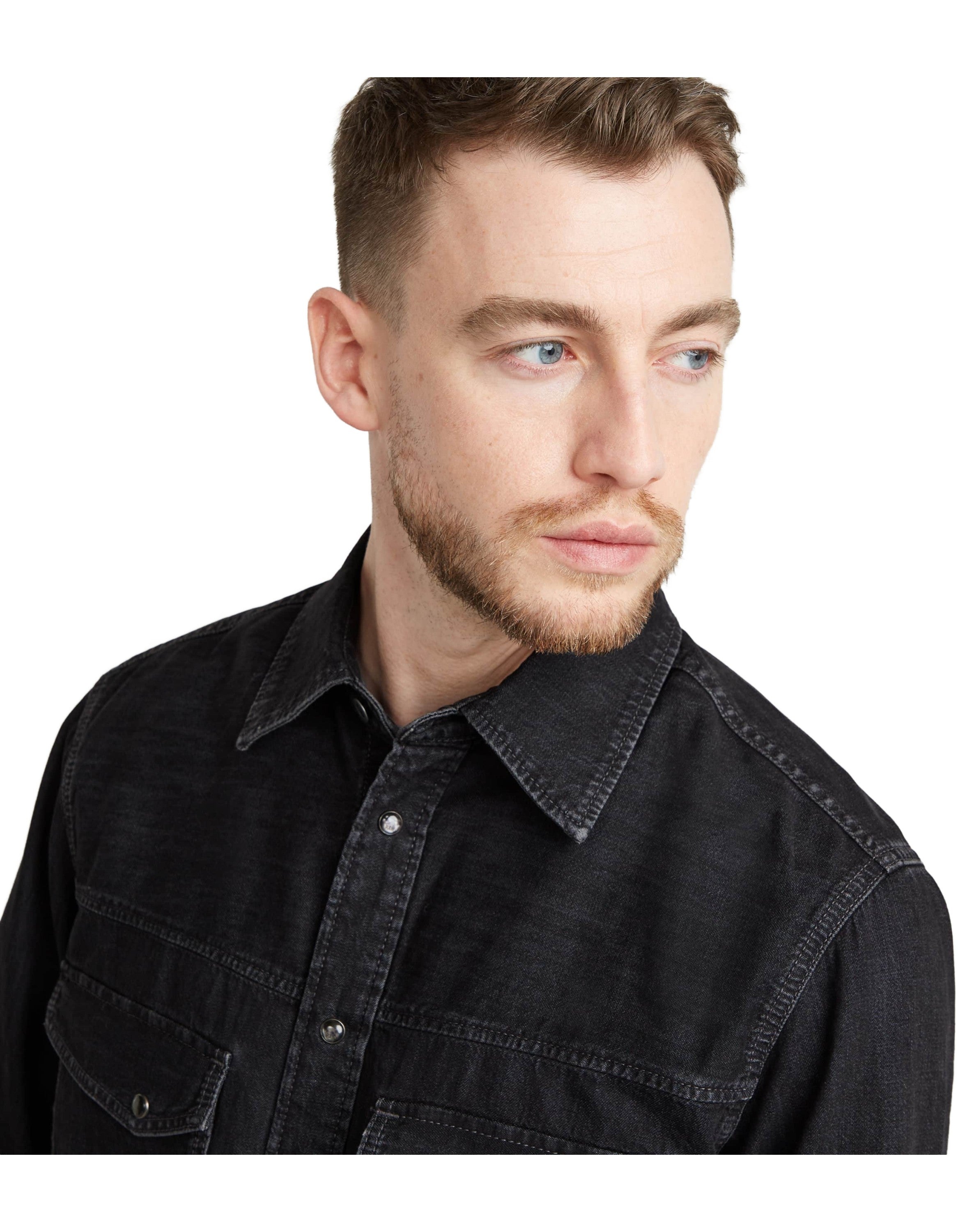G-Star Camicia In Denim Dakota Nighttime Sky – dettaglio prodotto 4 – Master SKU GST_D23616-D540_G865