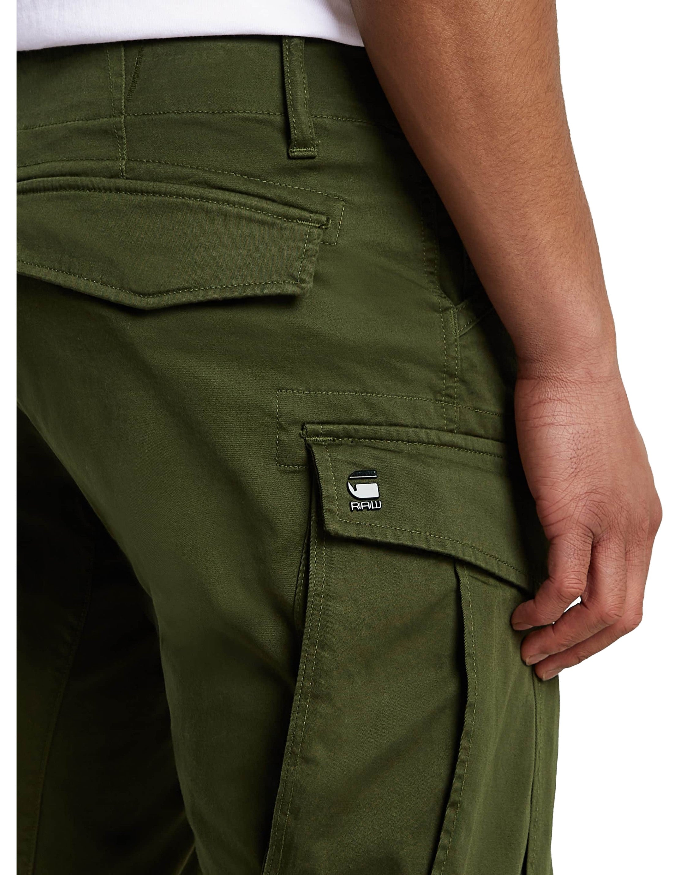 G-Star Cargo Rovic Zip 3d Regular Tapered Dk Bronze Green – dettaglio prodotto 4 – Master SKU GST_D02190-5126_6059