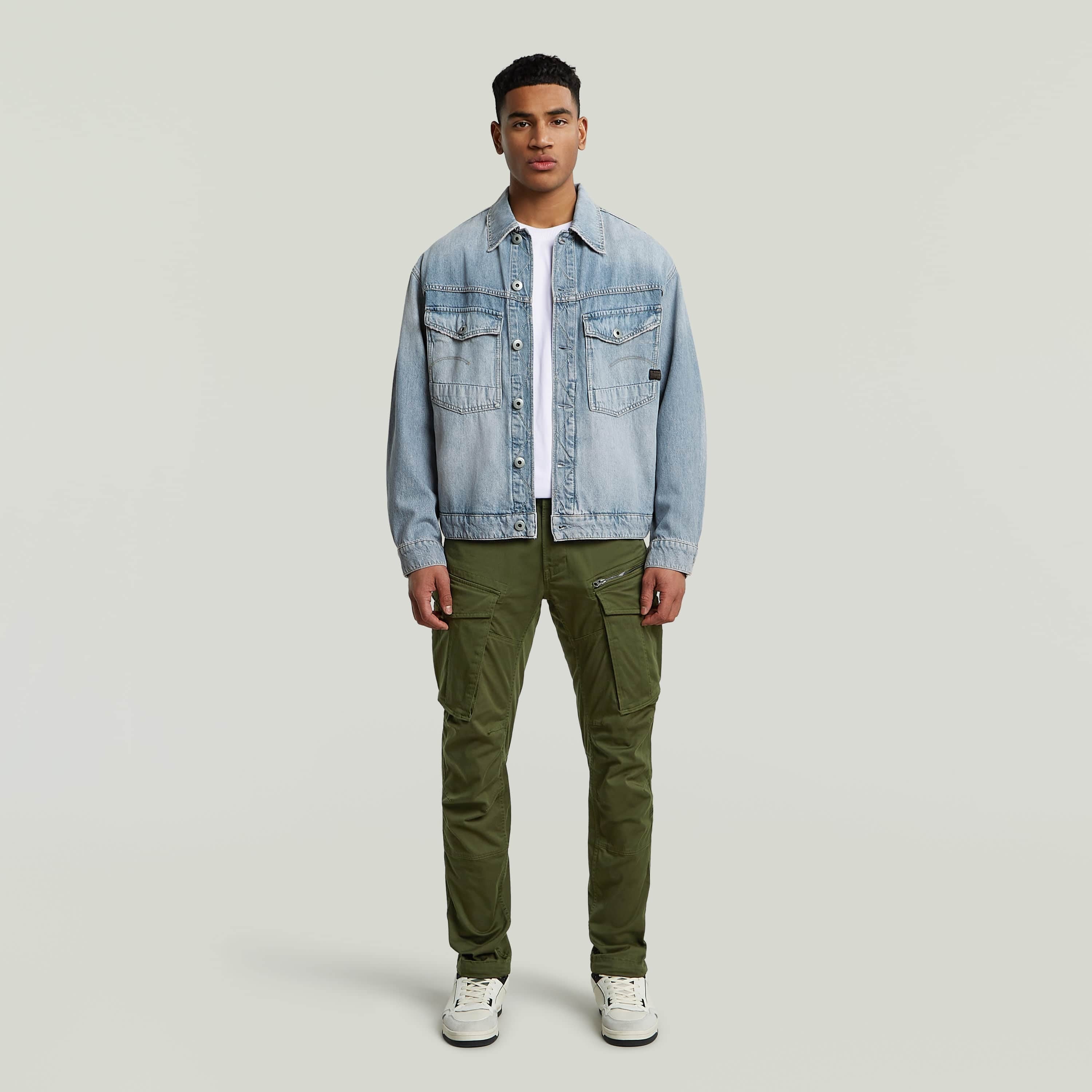 G-Star Cargo Rovic Zip 3d Regular Tapered Dk Bronze Green – dettaglio prodotto 7 – Master SKU GST_D02190-5126_6059
