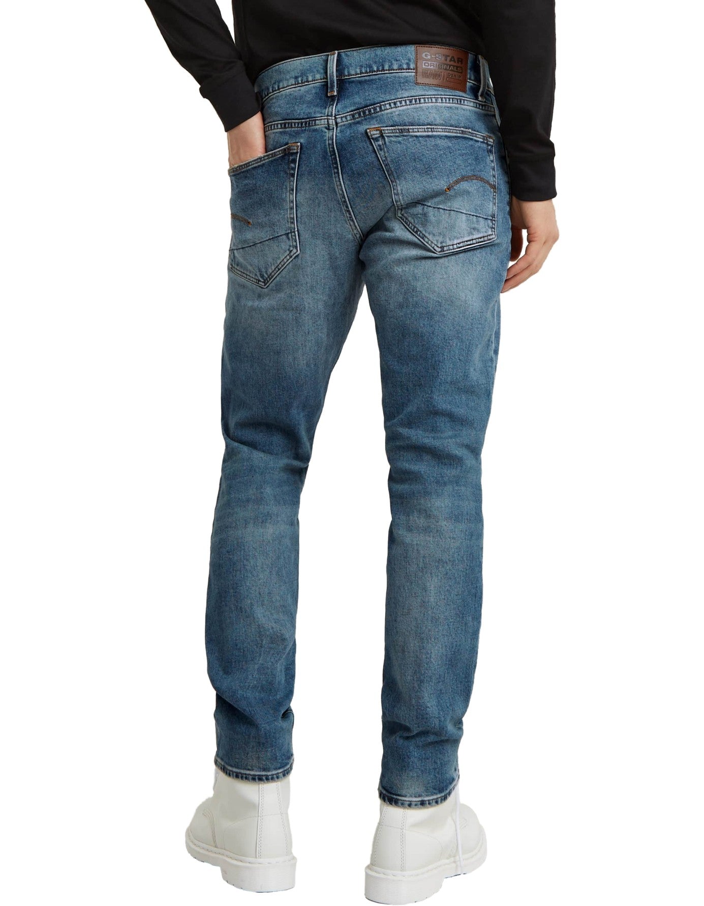 G-Star Jeans 3301 Regular Tapered Vintage Azure – dettaglio prodotto 4 – Master SKU GST_51003-C052_A802