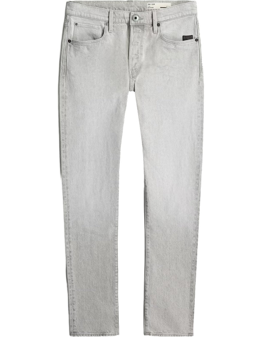 G-Star Jeans 3301 Slim Beached Faded Dolomite Grey – dettaglio prodotto 5 – Master SKU GST_51001-E206_H962