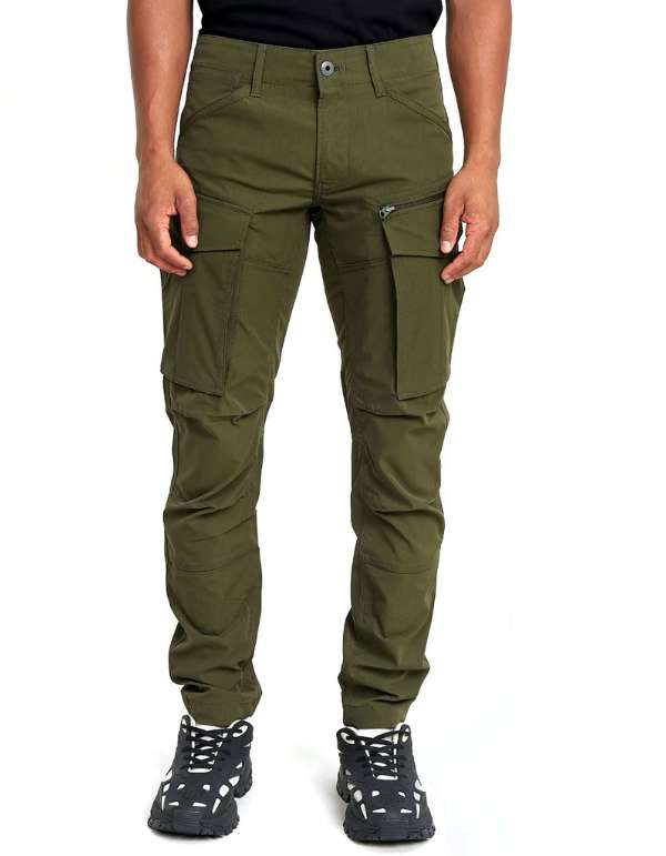 G-Star Pantalone Rovic Zip 3D Regular Tapered Shadow Olive – vista principale – Master SKU GST_D02190-D909D B230