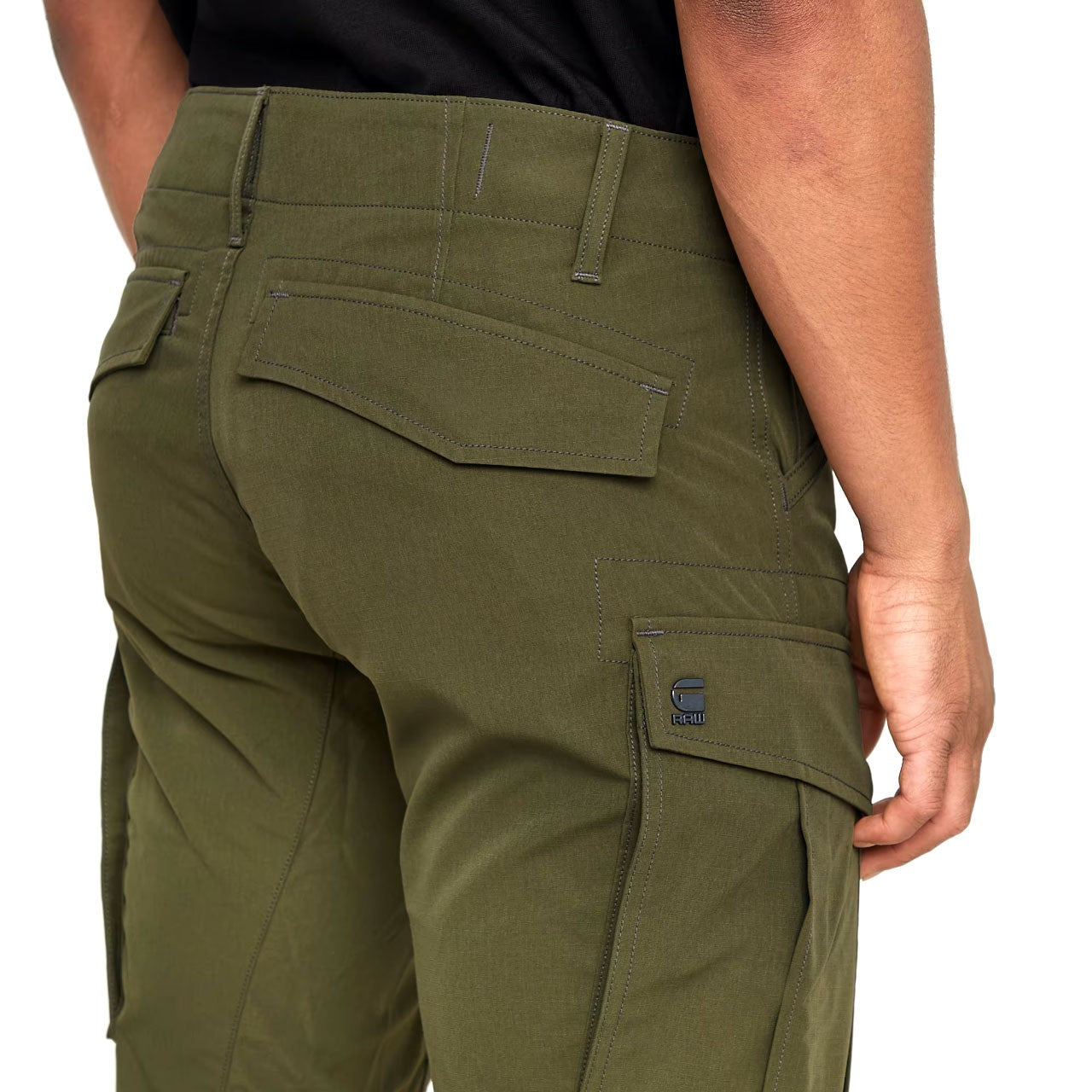 G-Star Pantalone Rovic Zip 3D Regular Tapered Shadow Olive – dettaglio prodotto 2 – Master SKU GST_D02190-D909D B230