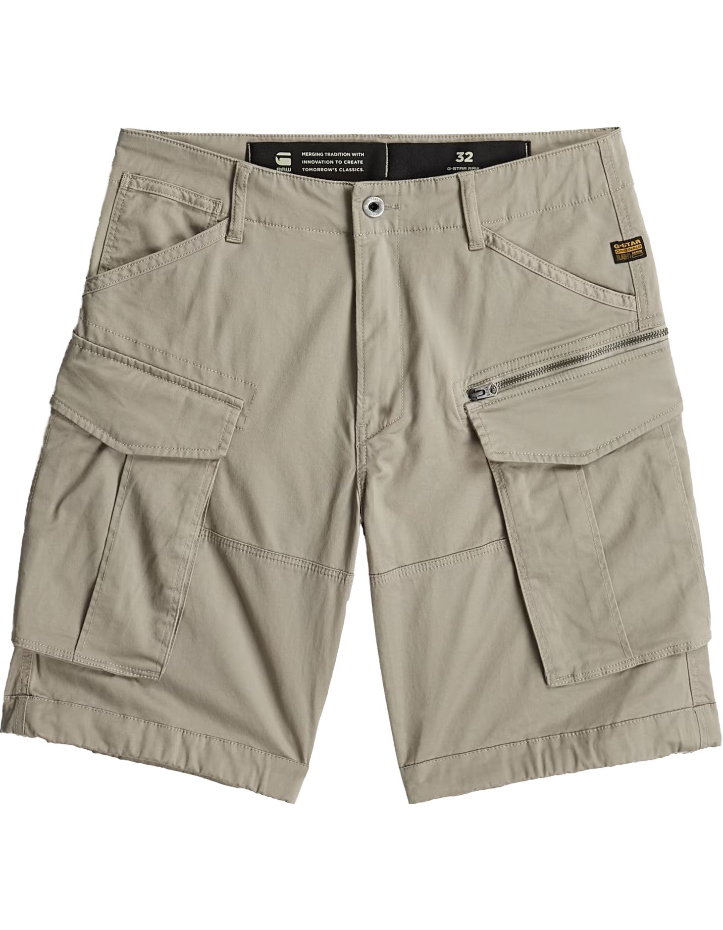 G-Star Short Rovic Zip Relaxed 1\2 Elephant Skin – dettaglio prodotto 4 – Master SKU GST_D08566-5126_G106