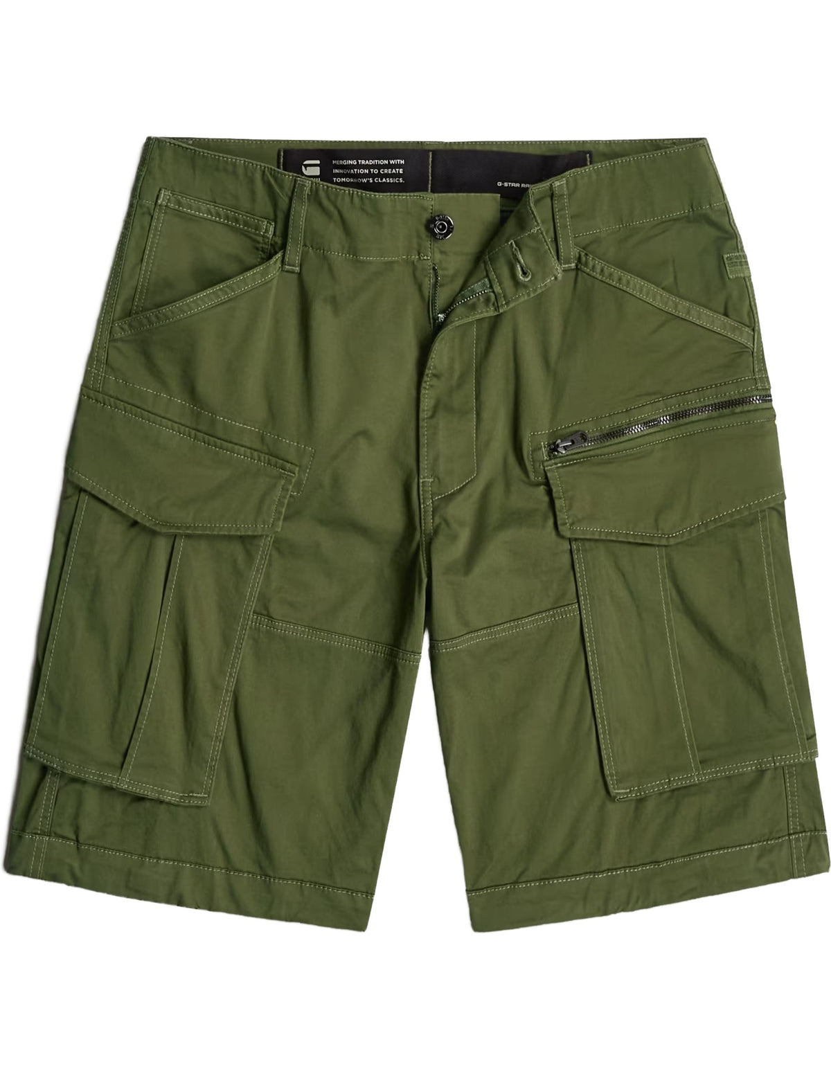 G-Star Short Rovic Zip Relaxed 1\2 Sage – dettaglio prodotto 4 – Master SKU GST_D08566-5126_724