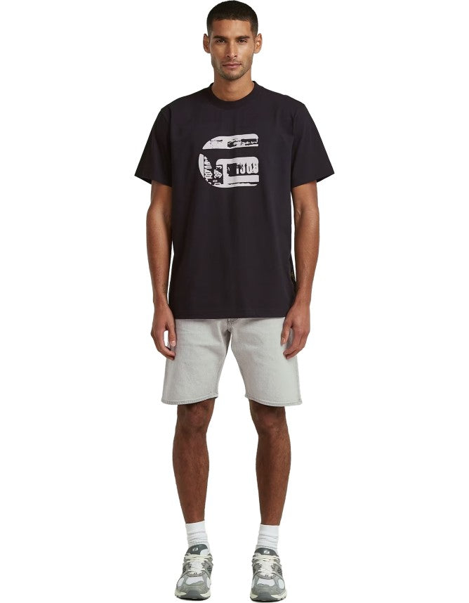 G-Star T-shirt G Icon Gr R T Dk Black – vista principale – Master SKU GST_D28823-E385_6484