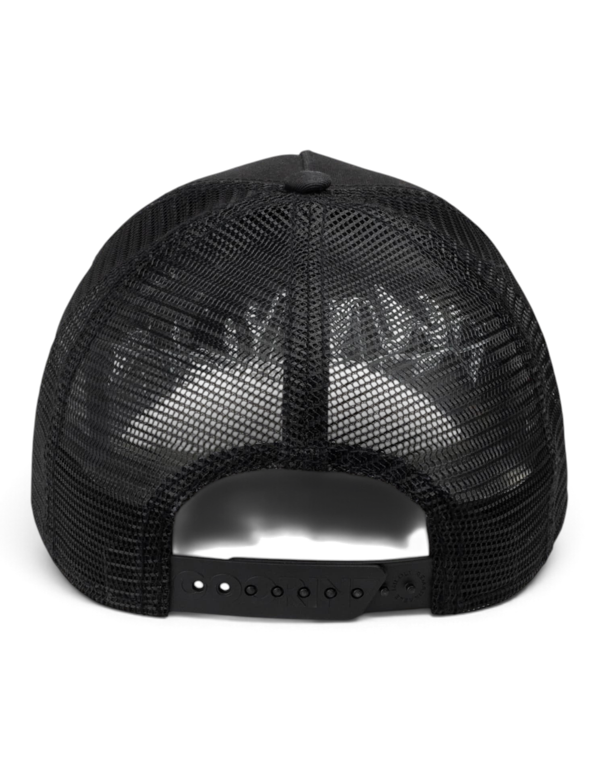 Cappellino trucker DevidLabel Goorin Bros Tonal Skull nero con retro in rete regolabile