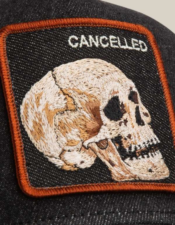 Goorin Bros. Cappellino Uomo Denim Skull Dark Denim – dettaglio prodotto 2 – Master SKU GOB_101-2959-DEN_ONE