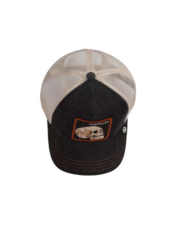 Goorin Bros. Cappellino Uomo Denim Skull Dark Denim – dettaglio prodotto 9 – Master SKU GOB_101-2959-DEN_ONE
