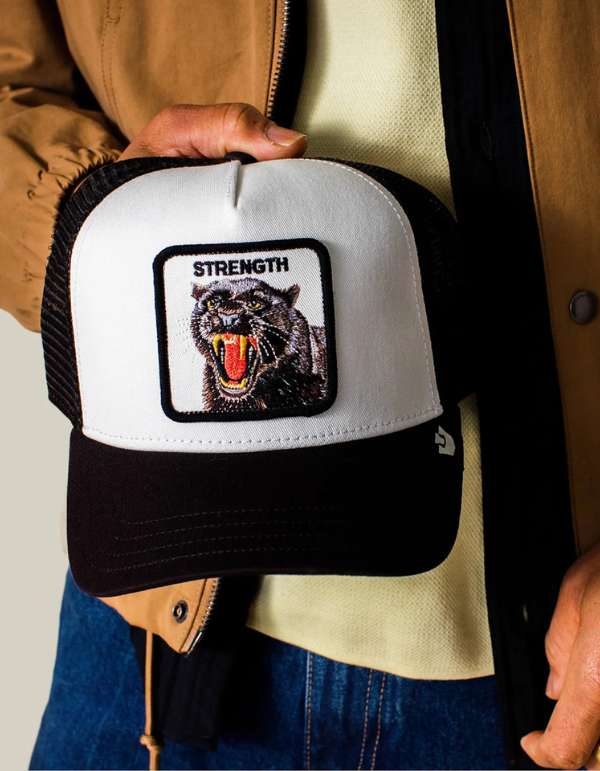 Goorin Bros. Cappellino Uomo Strength Panther Trucker Dust / Void – dettaglio prodotto 4 – Master SKU GOB_101-2998-DUS_ONE
