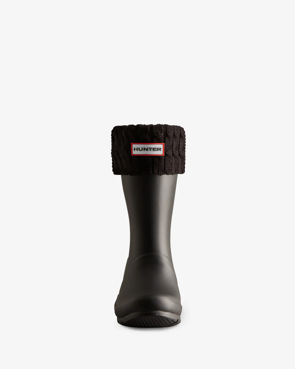 Hunter 6 Stitch Cable Short Boot Sock Black – dettaglio prodotto 2 – Master SKU HUN_HXRU0050251_BLACK