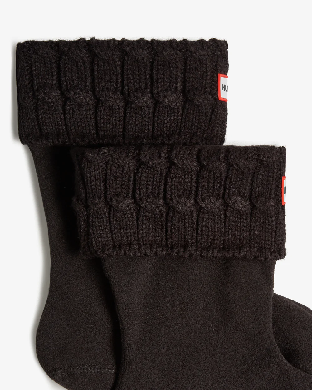 Hunter 6 Stitch Cable Short Boot Sock Black – dettaglio prodotto 3 – Master SKU HUN_HXRU0050251_BLACK