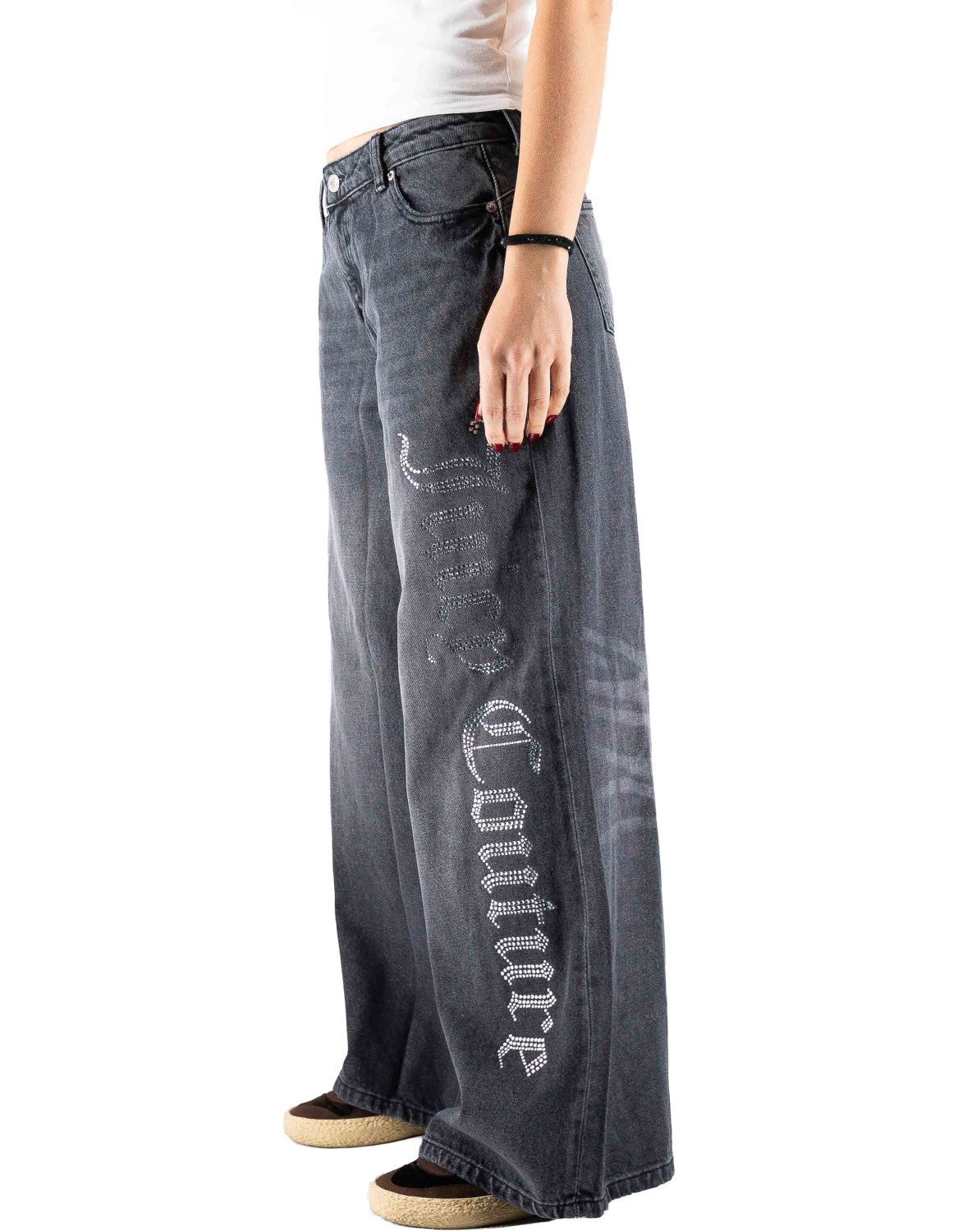 Juicy Couture Jeans Diamante Wide Leg – dettaglio prodotto 5 – Master SKU JUI_VIJD70781WCOWB3