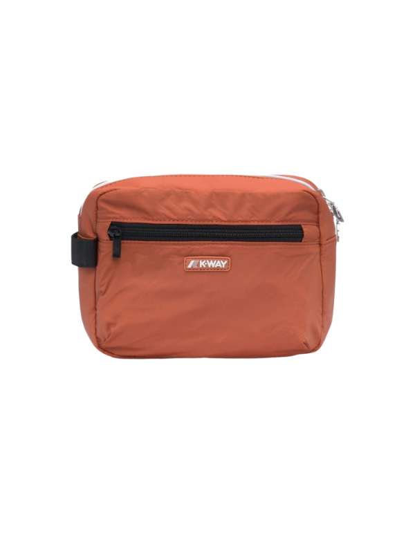 K-Way Beauty Case Demu Orange Brownish – vista principale – Master SKU KWAY_K4127TW_896