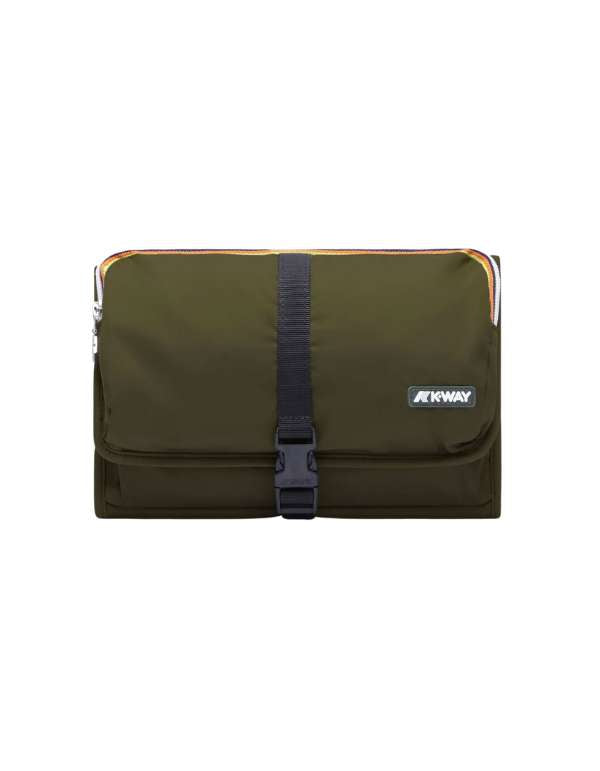K-Way Beauty Case Reville Green Blackish – vista principale – Master SKU KWAY_K4127VW_WMR