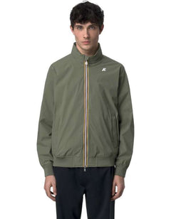 K-Way Giacca Amaury Stretch Nylon Jersey Green Lichen – vista principale – Master SKU KWAY_K3123VW_V15
