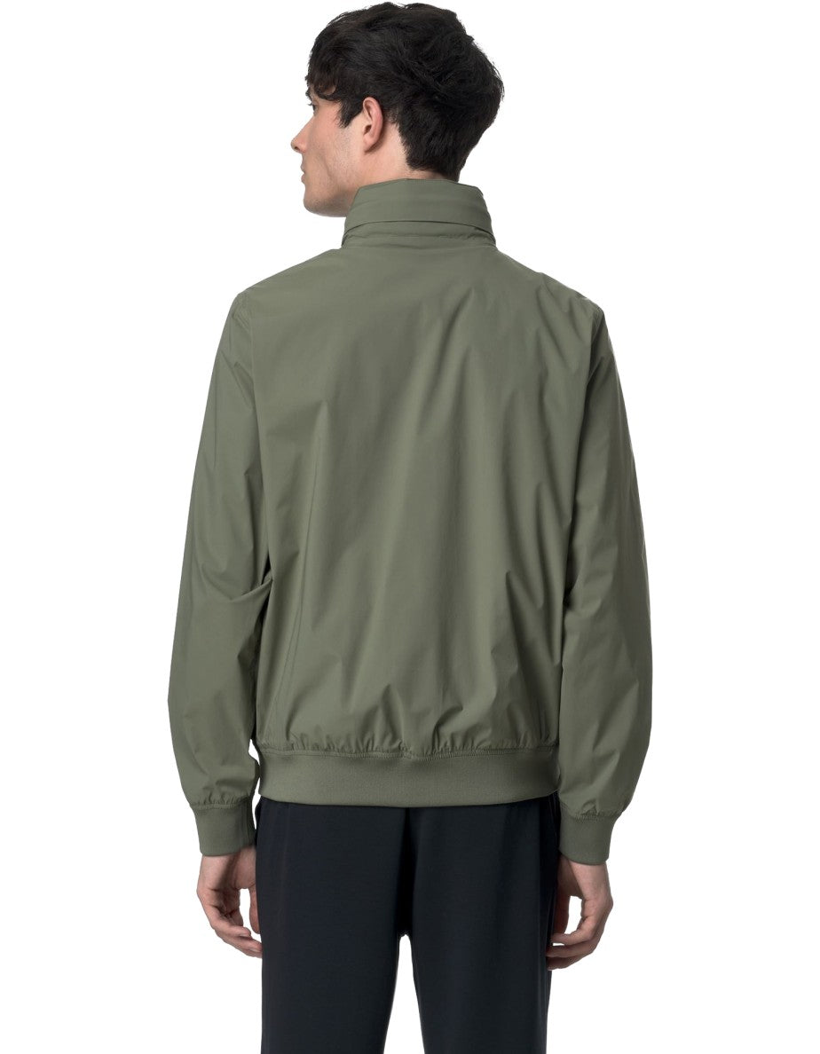 K-Way Giacca Amaury Stretch Nylon Jersey Green Lichen – dettaglio prodotto 4 – Master SKU KWAY_K3123VW_V15
