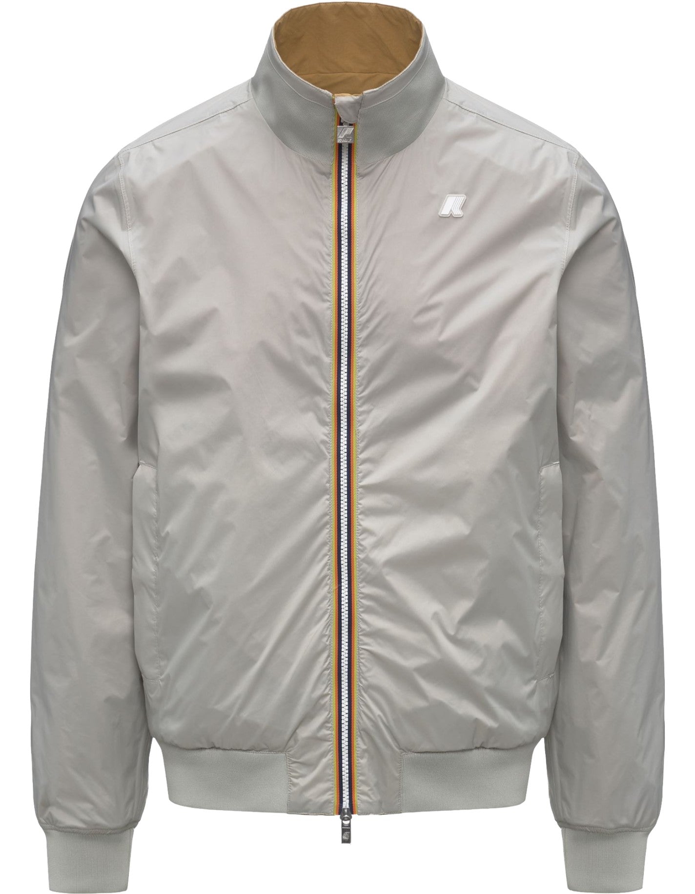 K-Way Giacca Arsene Cotton Double Brown Bistre - Beige Lt – dettaglio prodotto 2 – Master SKU KWAY_K8135PW_C03